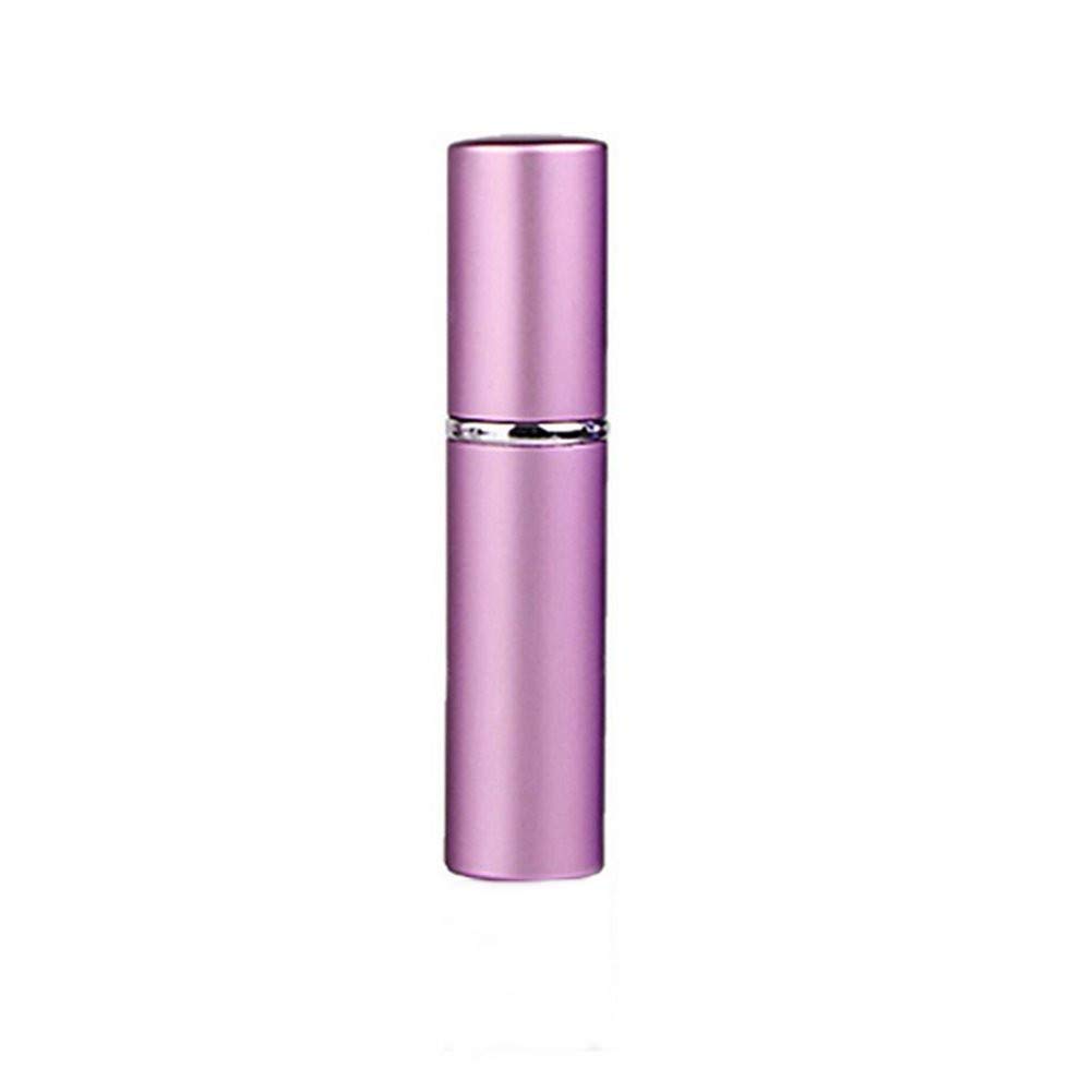 5ml Travel Perfume Spray Bottle - Portable Glass Refillable Perfume Dispenser with Fine Mist (Pink) | Perfect for Purse, Gym Bag & Airplane Carry-On | Fragrance Samples & Essential Oils