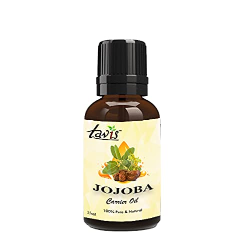 Organic Jojoba Oil 15ml - 100% Pure, Cold Pressed & Unrefined for Hair, Skin & Nails - Natural Moisturizer for Face, Body & Scalp Care - Perfect for DIY Beauty, Massage & Aromatherapy