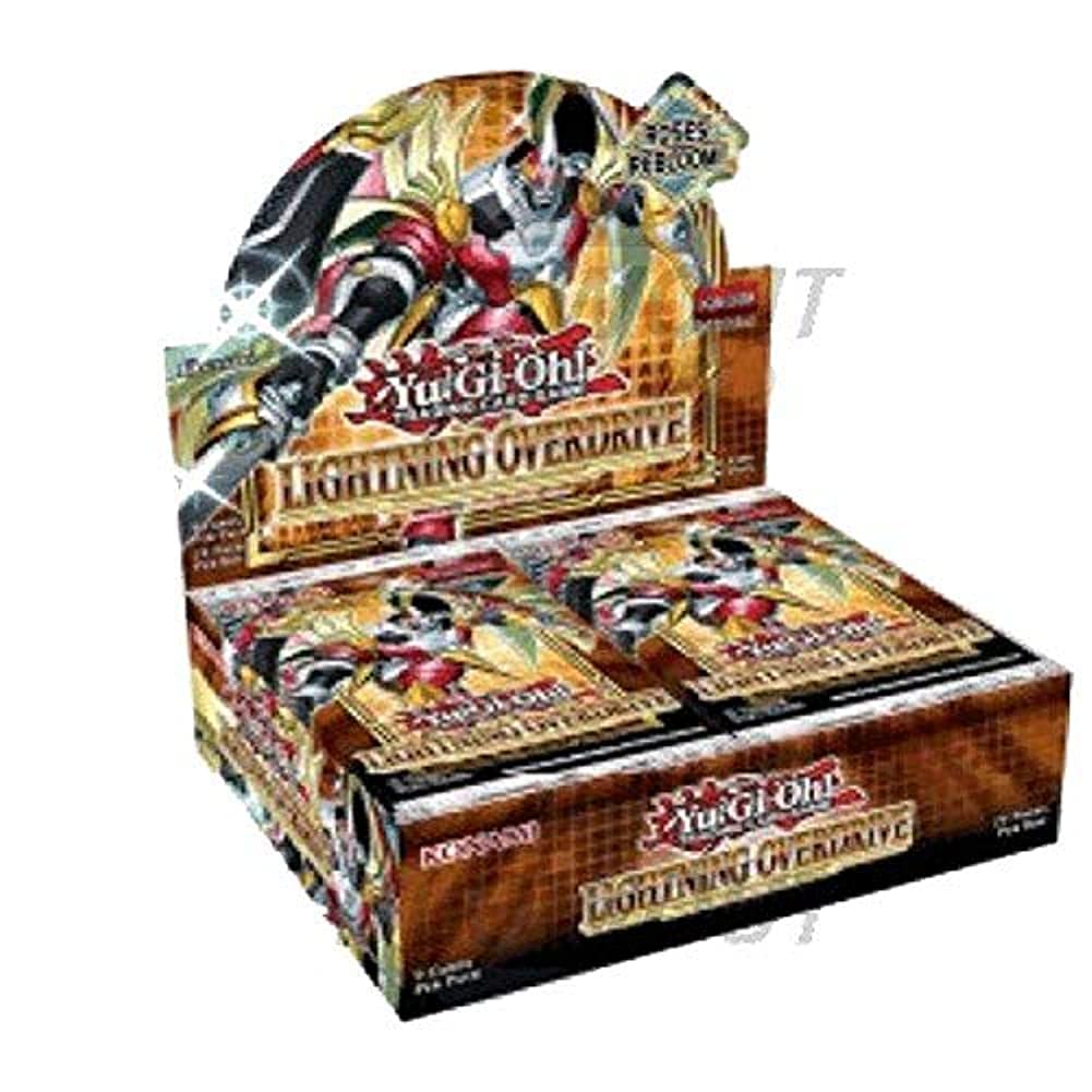 YuGiOh Lightning Overdrive Booster Box - 36 Packs of Trading Cards for Collectors & Players | Perfect for Tournaments, Gifts & Game Nights