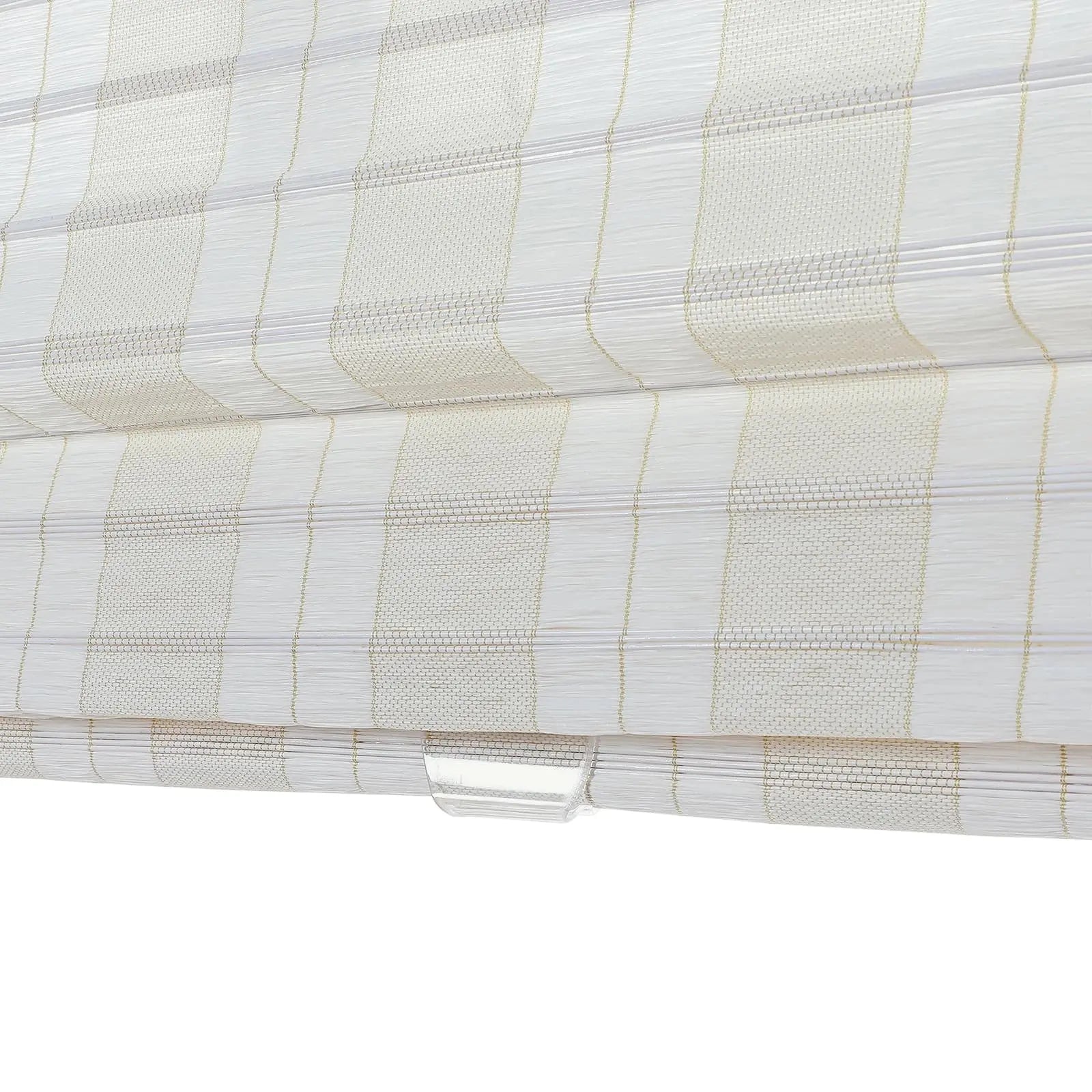 Natural Bamboo Woven Paper Window Shade - Ivory White | Eco-Friendly Roller Blind for Living Room, Bedroom & Office Decor
