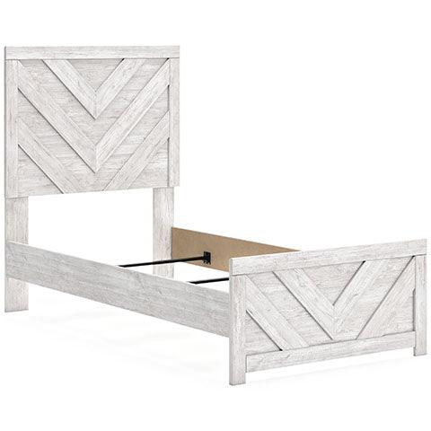 Cayboni Twin Size B3788 53/83 - Comfortable Twin Bed for Kids & Teens - Perfect for Bedrooms, Dorms & Guest Rooms