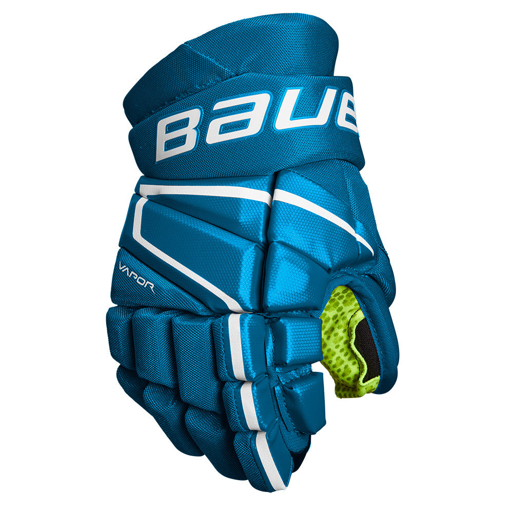Bauer Vapor 3X Junior Ice Hockey Gloves - Youth Hockey Gear for Practice & Games - Protective Hockey Equipment for Kids & Teens