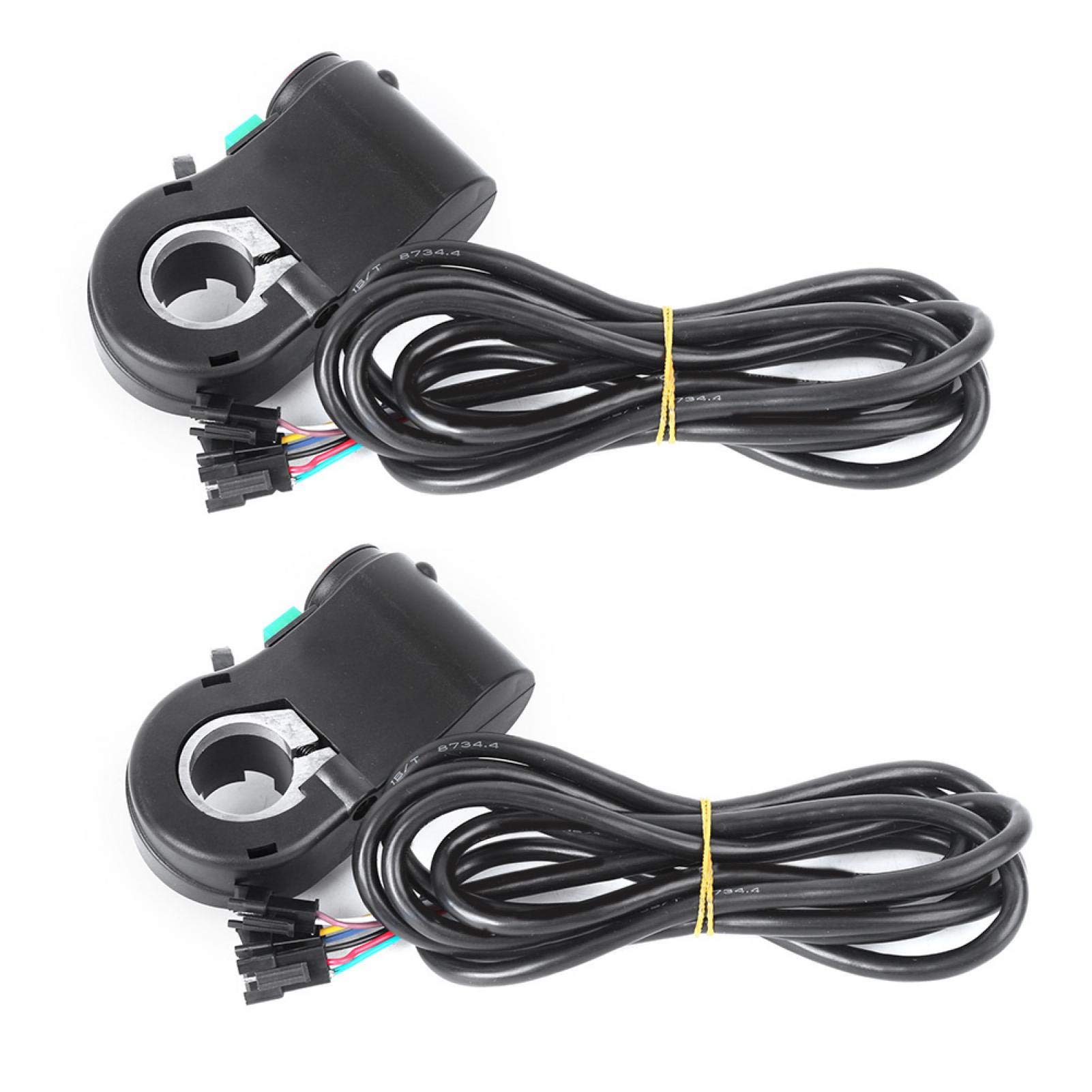 Durable Electric Bike Handlebar Switch - 2PCS Black Cruising Control for E-Bikes | Waterproof & Easy Installation | Perfect for Commuting & Mountain Biking