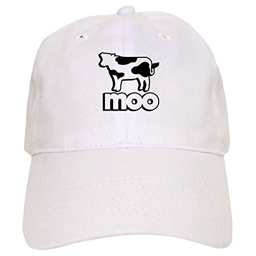 White - Cow Moo Cap