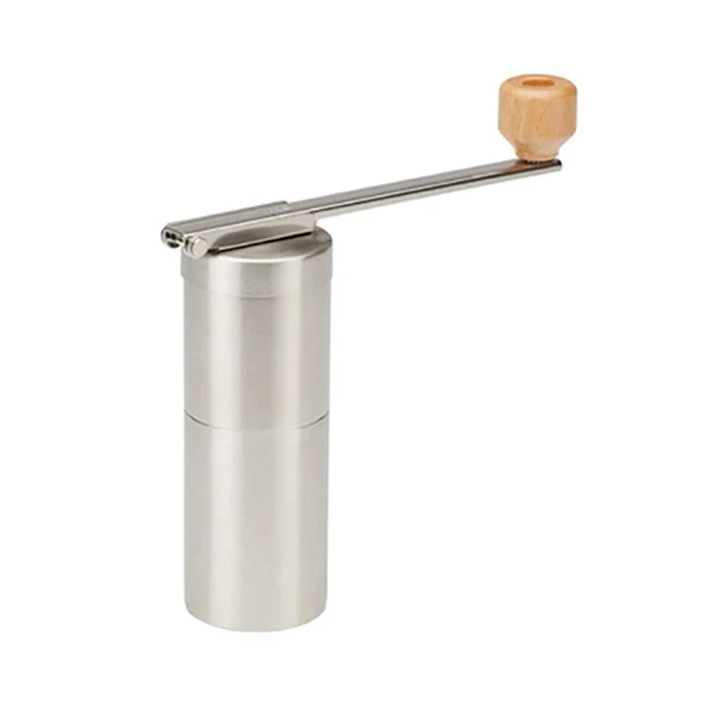 Snow Peak Field Barista Grinder - Premium Stainless Steel Manual Coffee Grinder with Adjustable Ceramic Burr - Portable & Durable Hand Coffee Mill for Camping, Hiking, Travel - Perfect for Outdoor Adventures & Home Brewing