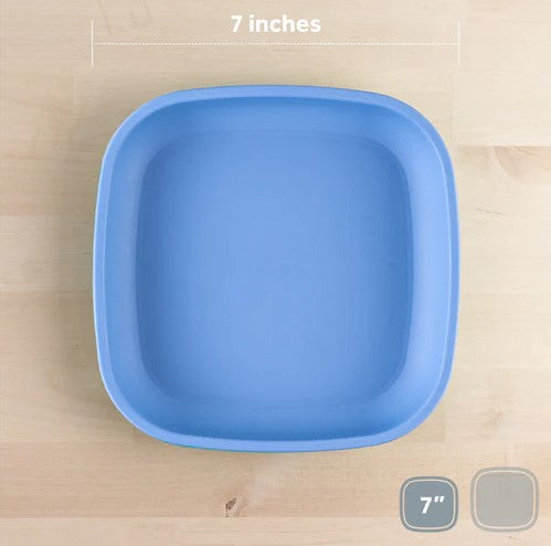 RePlay Flat Plate - Durable, Eco-Friendly Melamine Dinnerware Set for Kids & Adults - Perfect for Everyday Meals, Picnics, and Outdoor Dining
