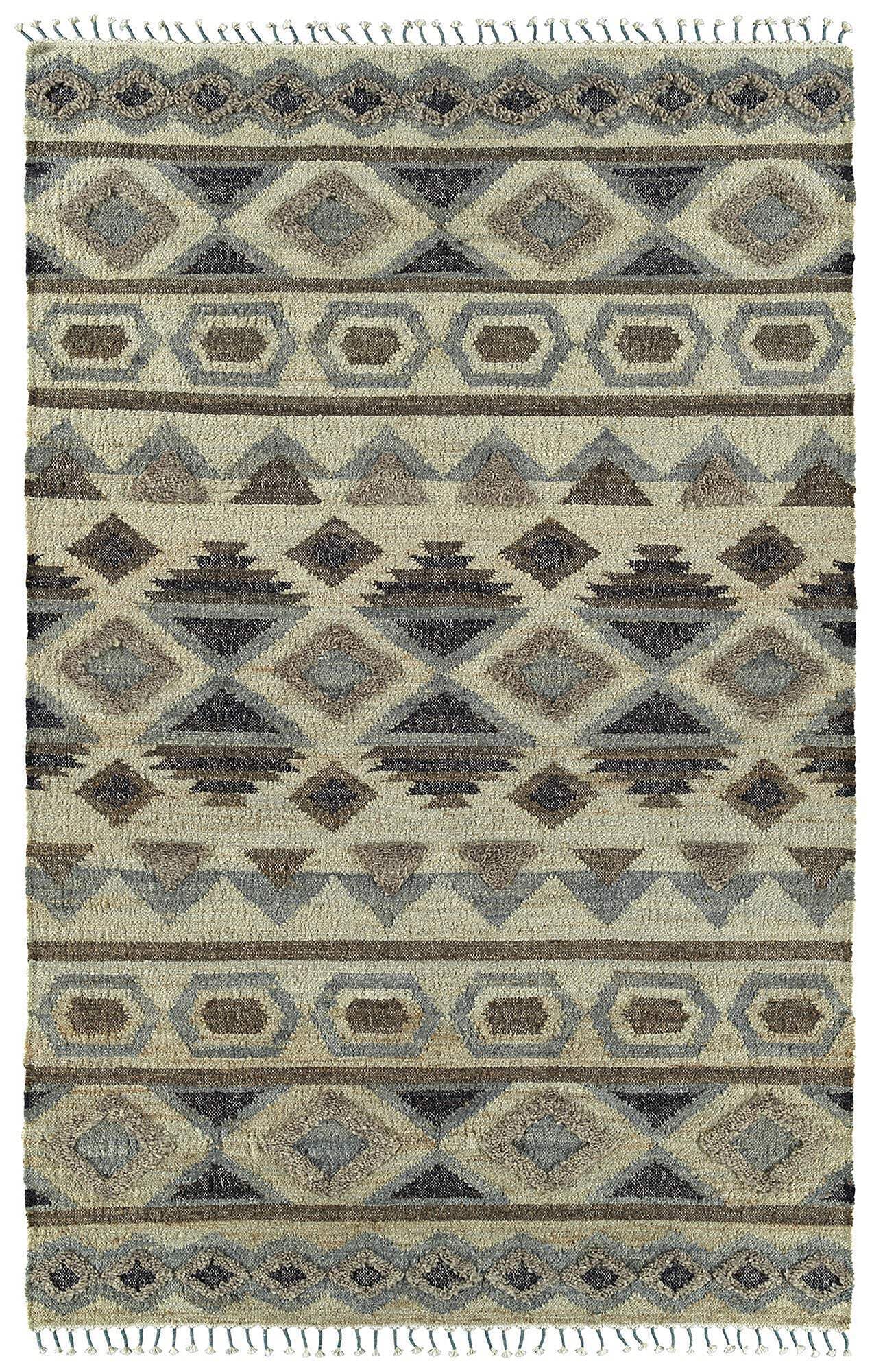 Kaleen Rugs Alejandra Natural 2' x 3' Rectangle Throw Rug - Soft & Durable Jute Fiber - Perfect for Bedroom, Living Room, or Entryway Decor