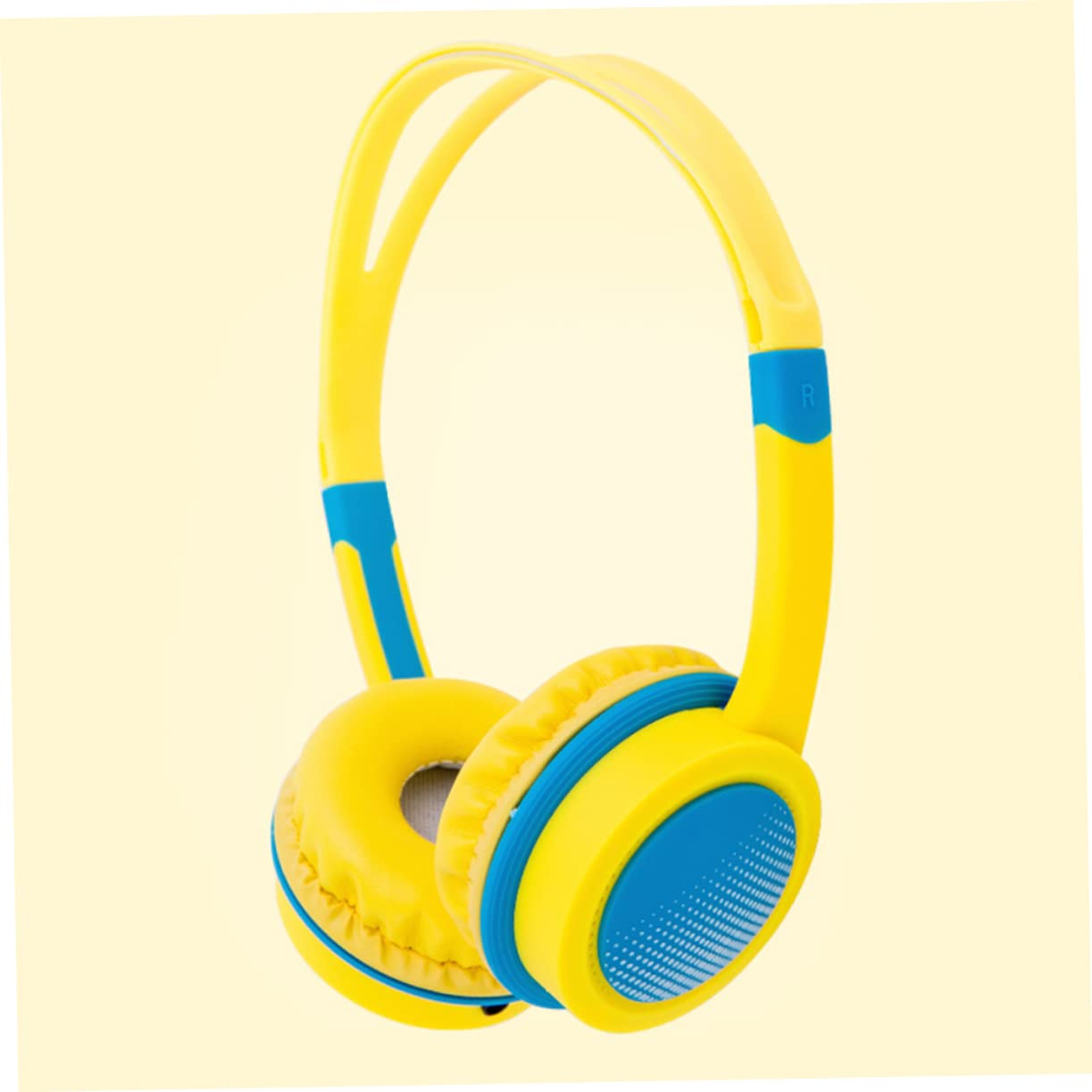 KONTONTY Kids Headphones with 85dB Volume Limiter - Safe Ergonomic Over-Ear Headset with Heavy Bass & Wire Control - Perfect for Online Learning, Travel & Home Use