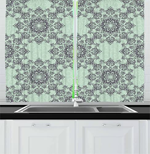 Mint Green and Grey
