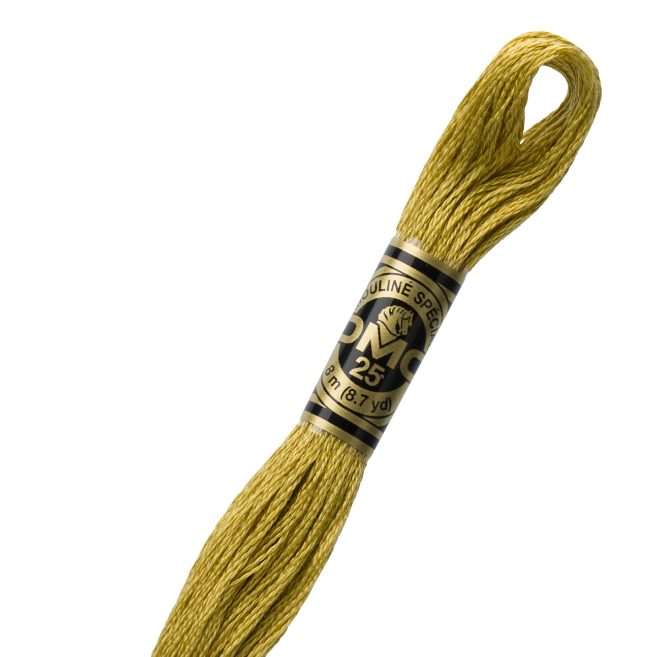 DMC 833 Cotton Embroidery Floss - 6 Stranded Premium Thread for Cross Stitch, Needlework & Hand Embroidery - Perfect for DIY Crafts, Scrapbooking & Home Decor Projects