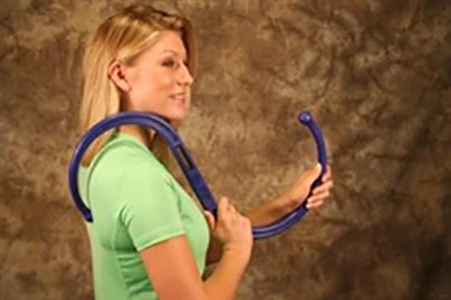 Warrior Back Knobber Massage Tool - S Hook Design for Deep Tissue Relief - Perfect for Neck, Shoulder & Back Pain Relief at Home, Office or Gym