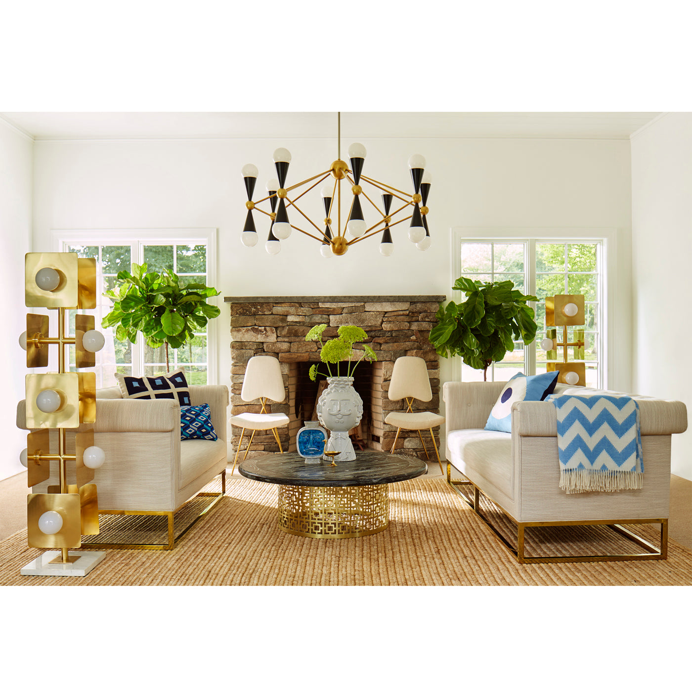 16-Light Modern Chandelier for Dining Room - Elegant Crystal Ceiling Light Fixture for Living Room, Bedroom & Entryway