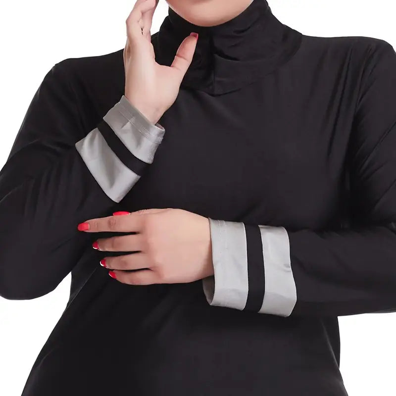 Plus Size Halal Swimwear for Women - Modest 3 Piece Burqini Swimsuit Set | Full Coverage Islamic Beachwear for Swimming, Surfing & Water Activities