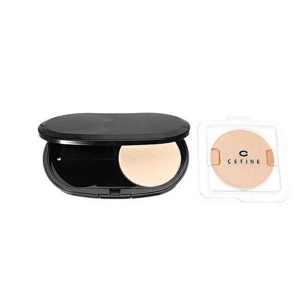 Cefine Silk Wet Powder Foundation - Long Lasting, Oil Control, Natural Finish - Perfect for Daily Wear & Touch-Ups On-The-Go