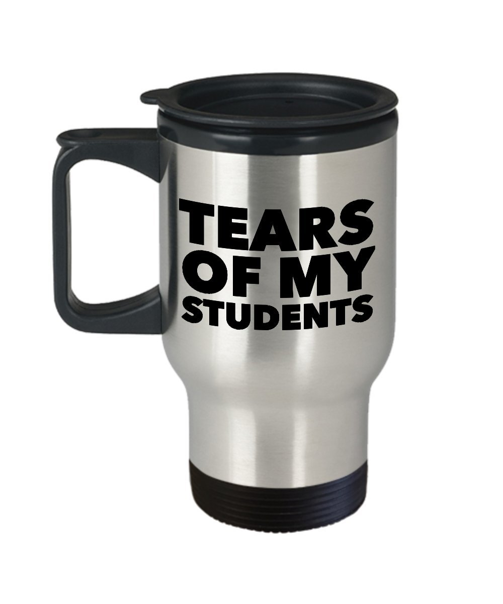 HollyWood & Twine Professor Travel Mug - Stainless Steel Coffee Cup with Lid - Funny Teacher Gift for Educators, Graduation, Back to School - Perfect for Classroom, Office & Commuting