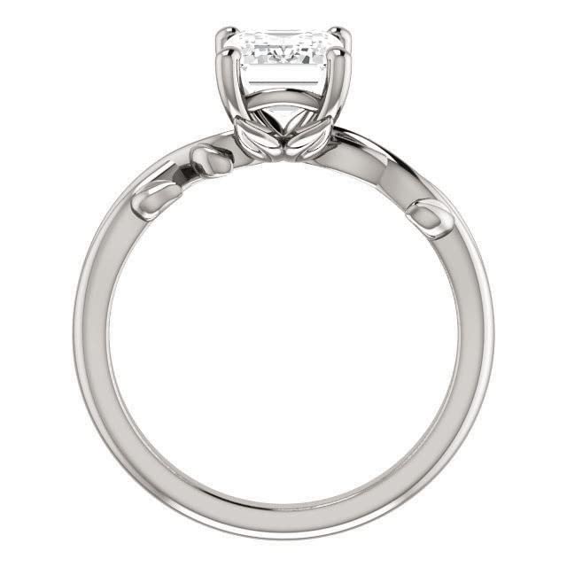 2 CT Emerald Cut Moissanite Engagement Ring Set for Women - VVS1 Colorless Wedding Bridal Ring Set, Diamond Alternative Promise Ring for Her - Perfect for Proposals, Anniversaries & Special Occasions
