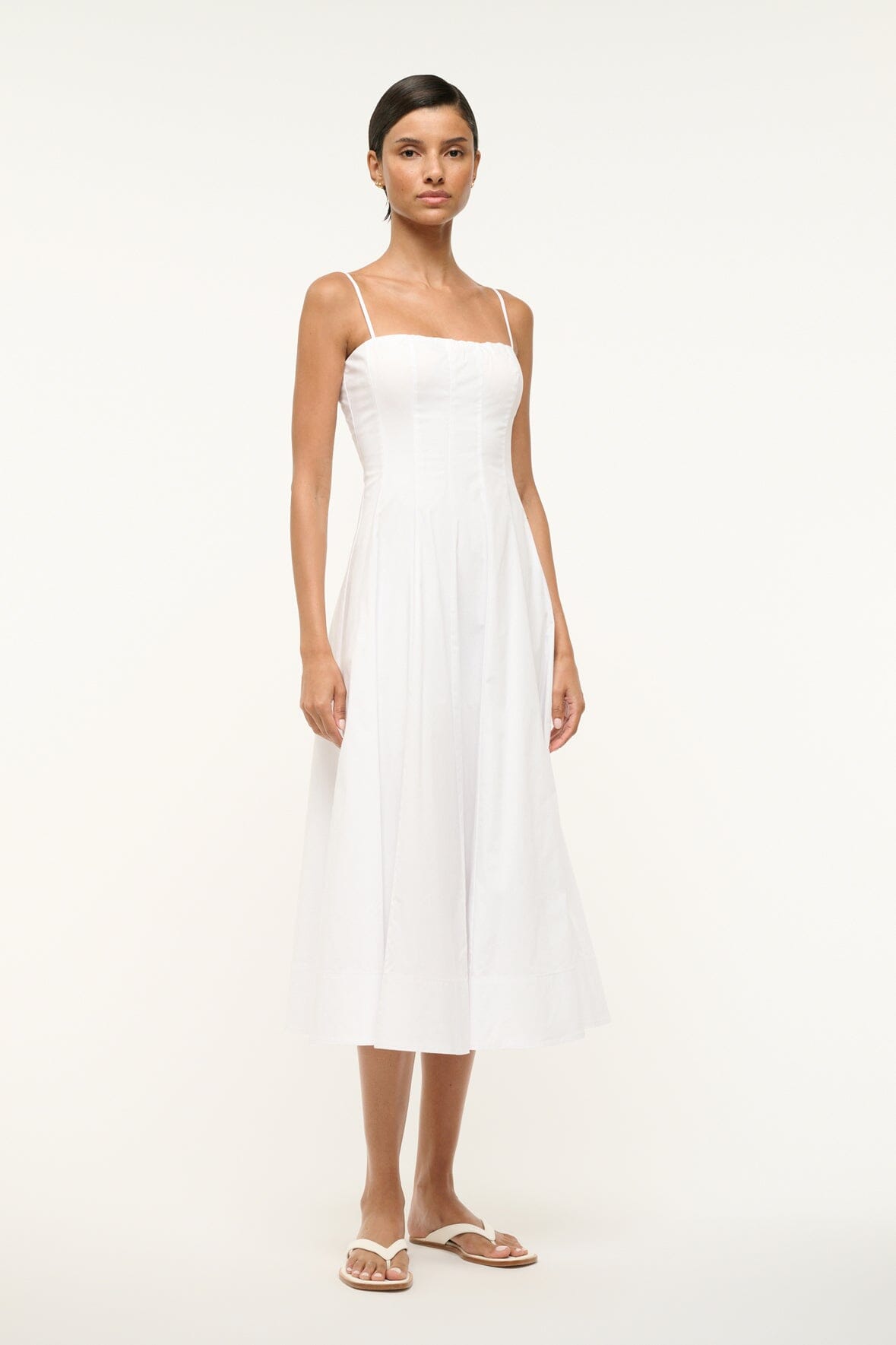 WYLIE DRESS | Women's White Summer Dress - Flowy Casual Sundress for Beach, Vacation & Everyday Wear
