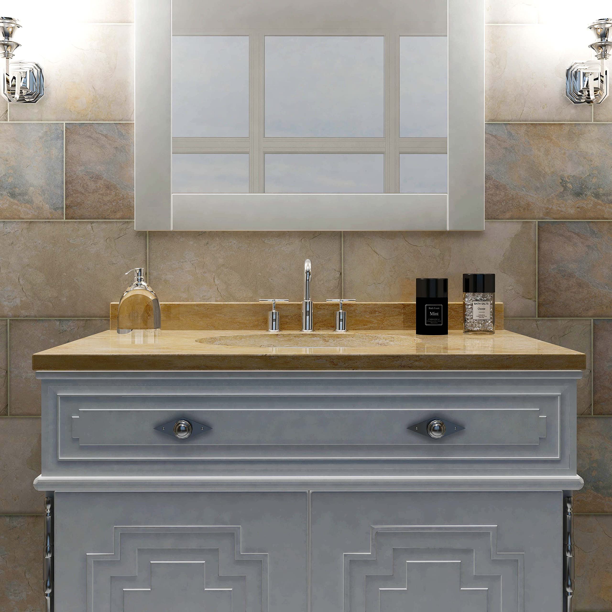 Merola Tile Ardesia Ocre 12.5