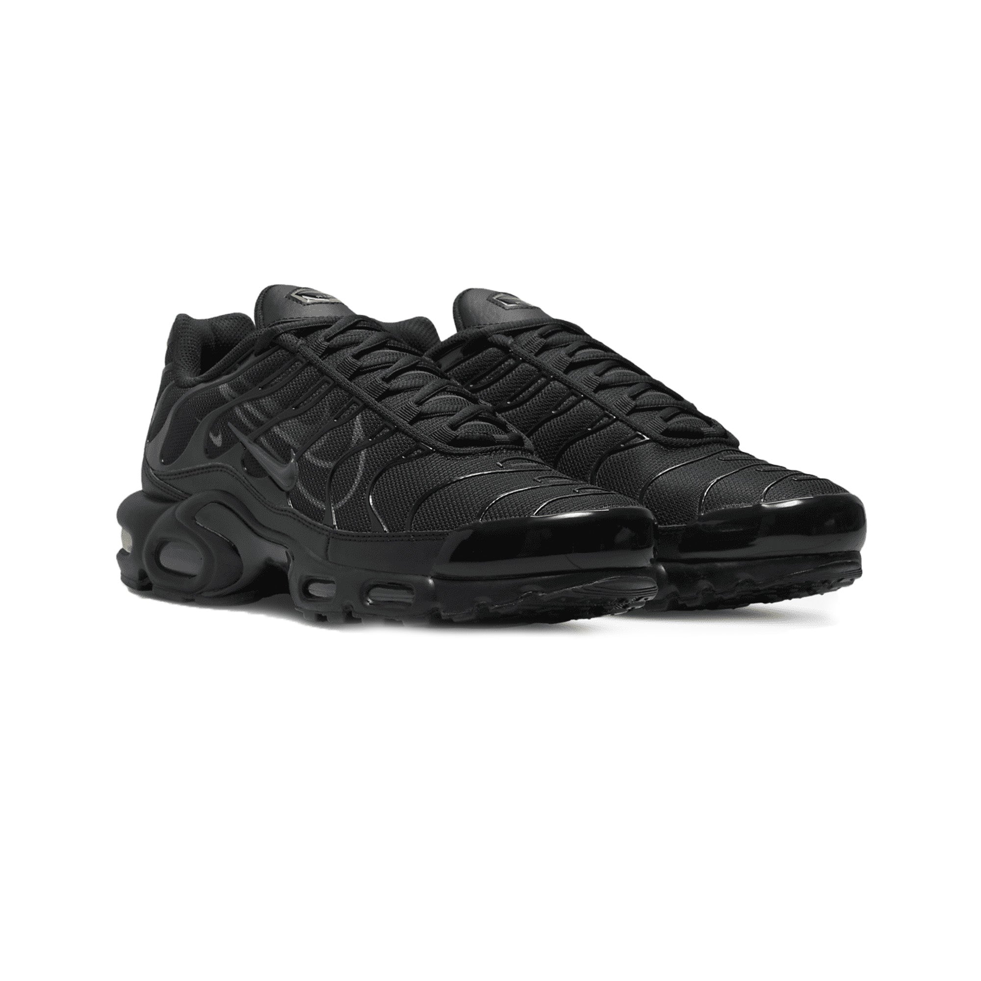 Nike Air Max TN Plus 'Multi Swoosh Black' Men's Running Shoes (2022) - Comfortable Cushioning for Gym Workouts & Streetwear Fashion