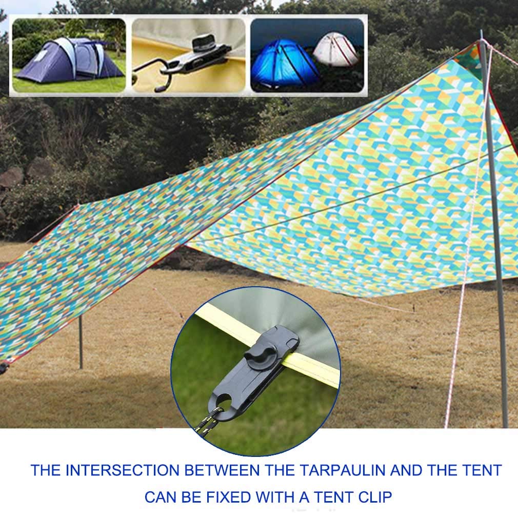 Heavy Duty Tarp Clips for Camping, Canopy & Car Covers - Outdoor Fasteners