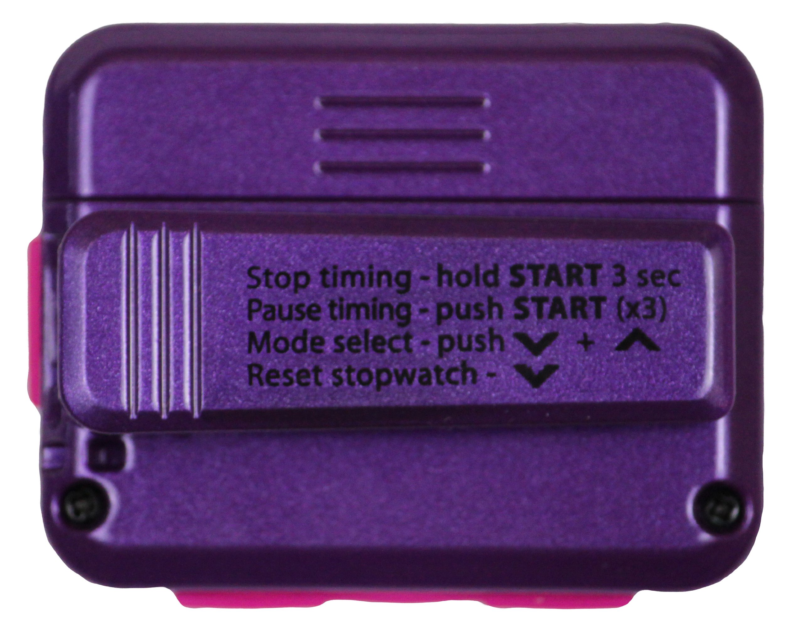 Gymboss Interval Timer and Stopwatch - Violet/Pink Metallic Gloss - Perfect for HIIT, CrossFit, Running & Workout Training