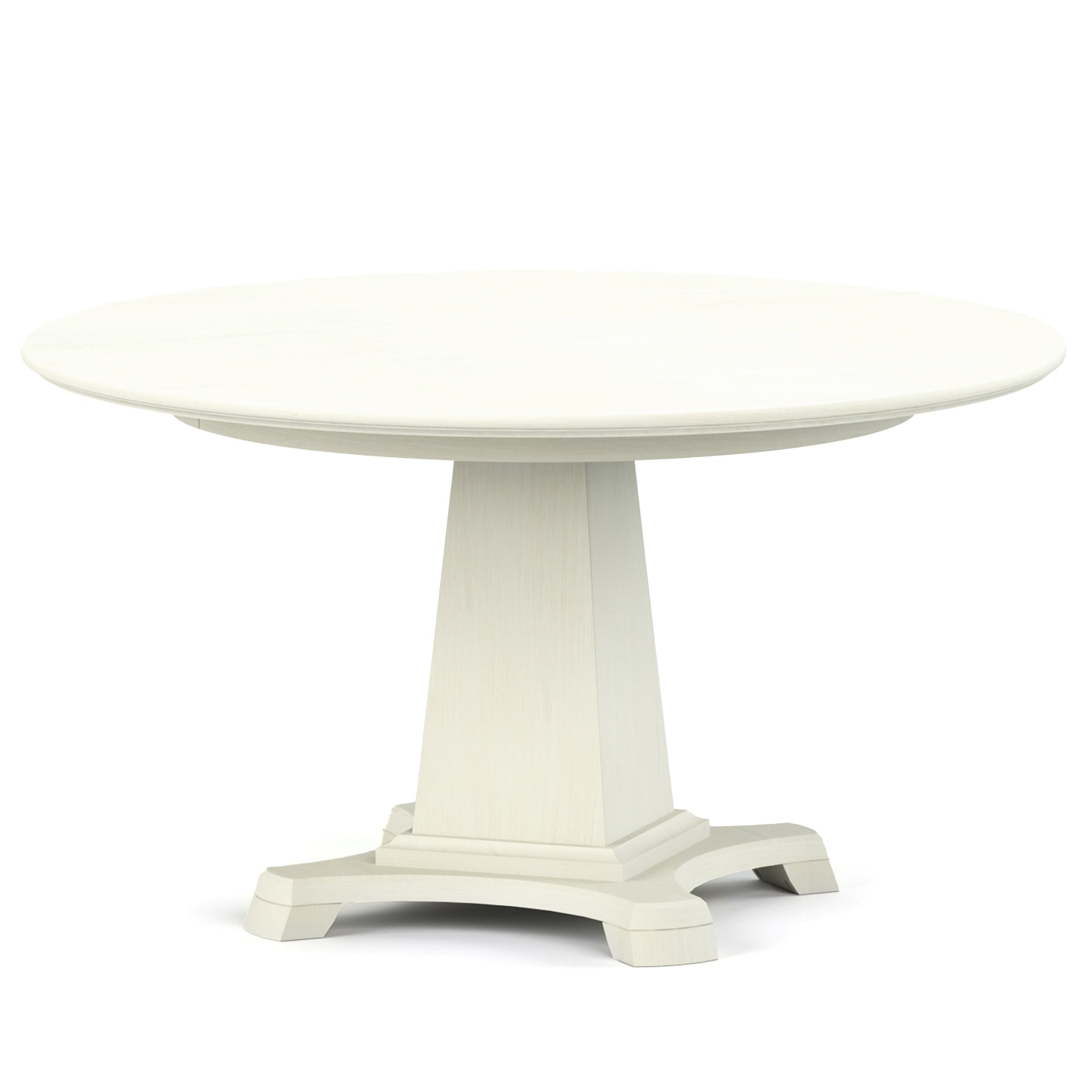 54 Inch Round Dining Table - Solid Wood Modern Kitchen Table for 6-8 People - Perfect for Family Gatherings & Dinner Parties