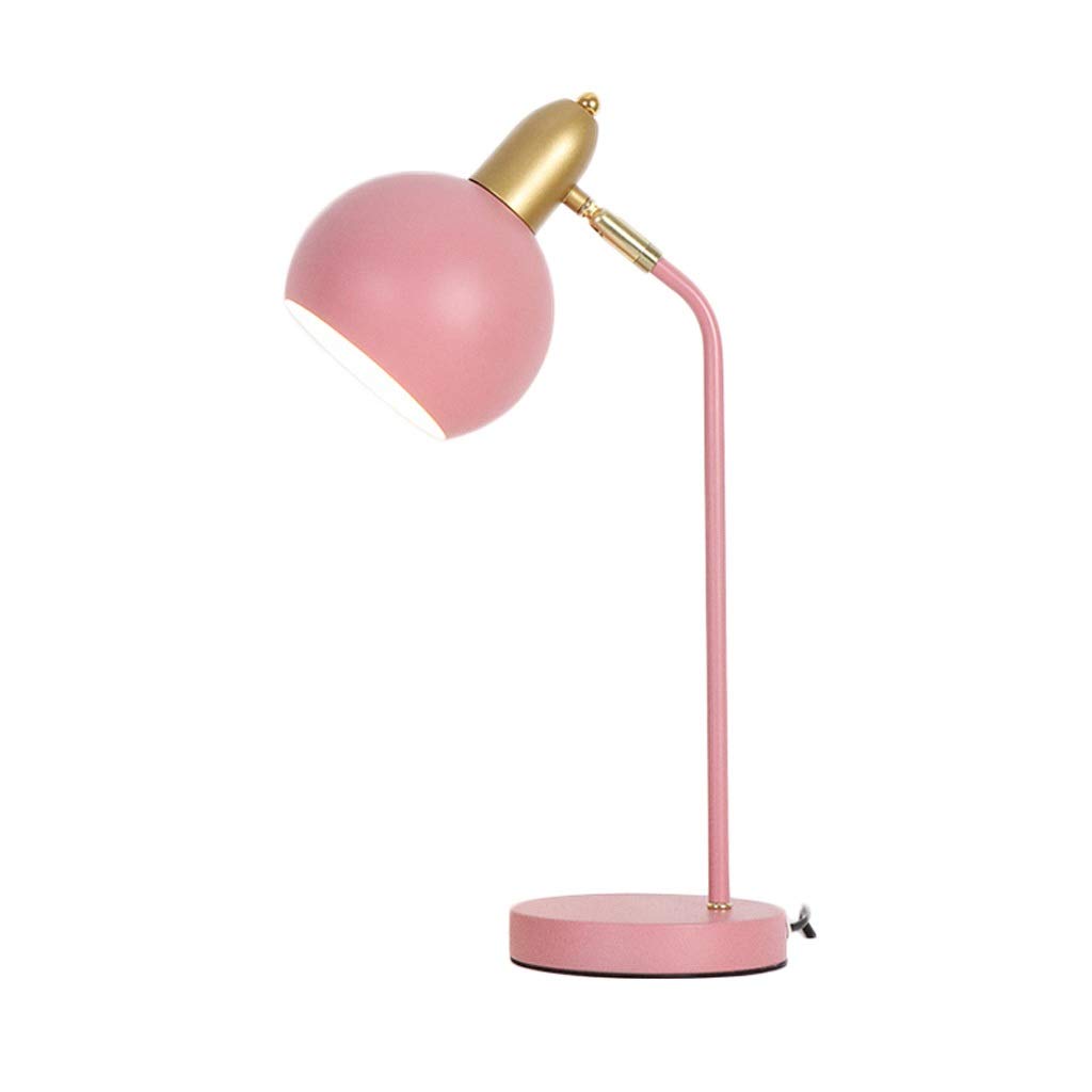 Creative LED Table Lamp for Kids - Pink Eye Protection Desk Light for Studying, Writing, Dorm & Bedroom - Perfect Gift for Students & Children's Learning Space