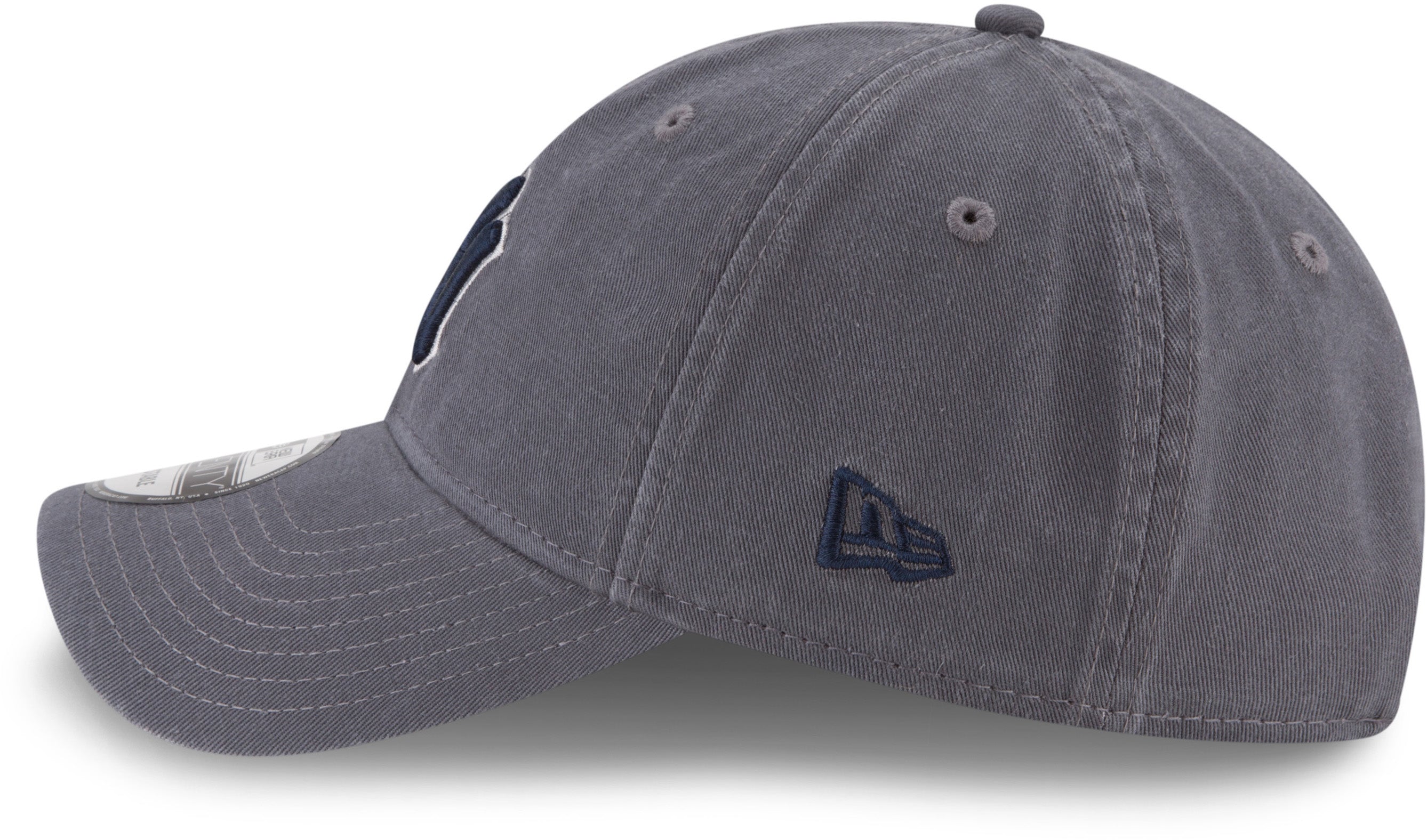 New York Yankees New Era 9Twenty MLB Core Classic Graphite Baseball Cap for Men - Adjustable Snapback Hat for Sports Fans & Casual Wear