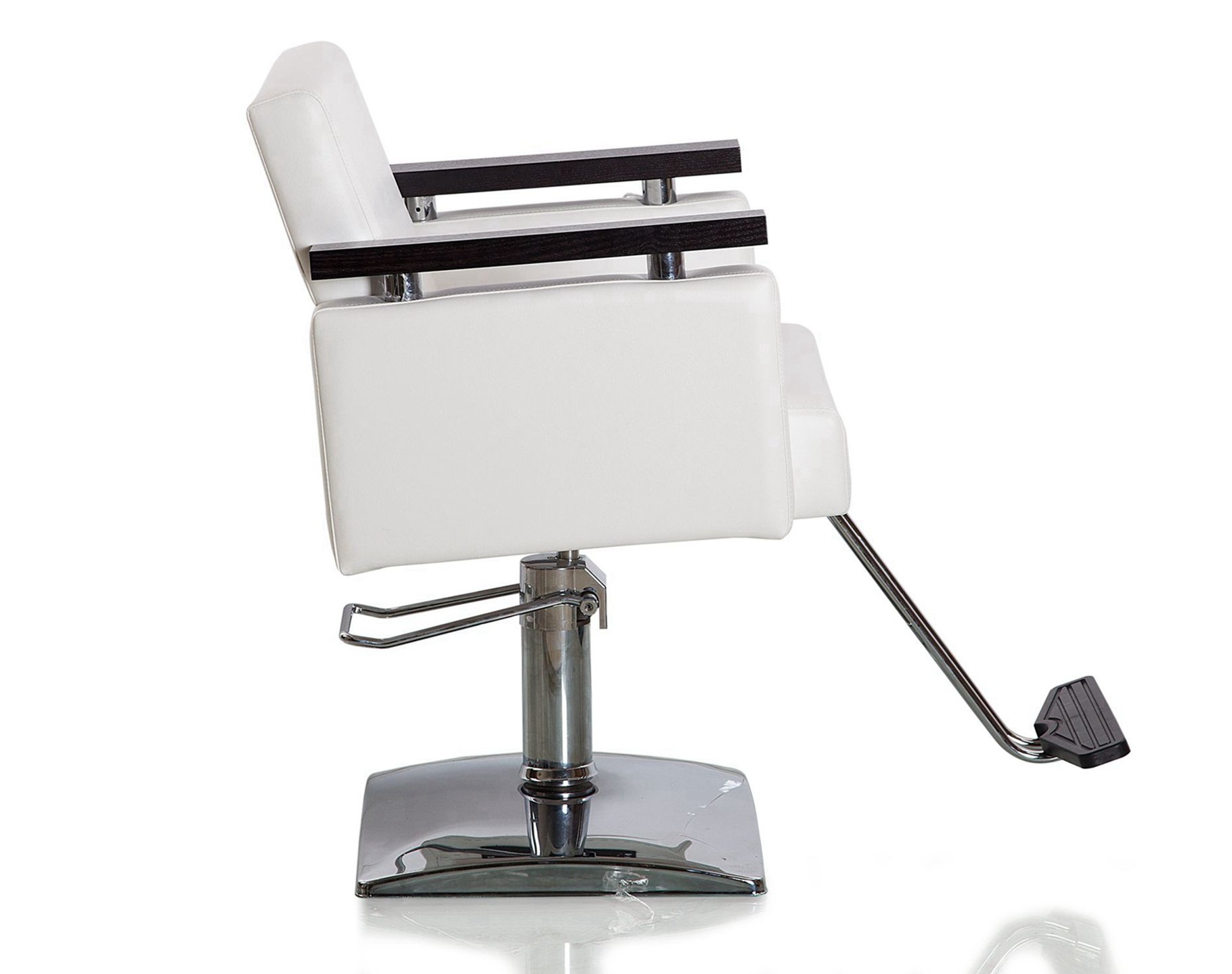 Professional Salon Styling Barber Chair with Shampoo Bowl - Adjustable White Hydraulic Hairdressing Chair for Salons & Barbershops - Perfect for Haircuts, Styling & Washing