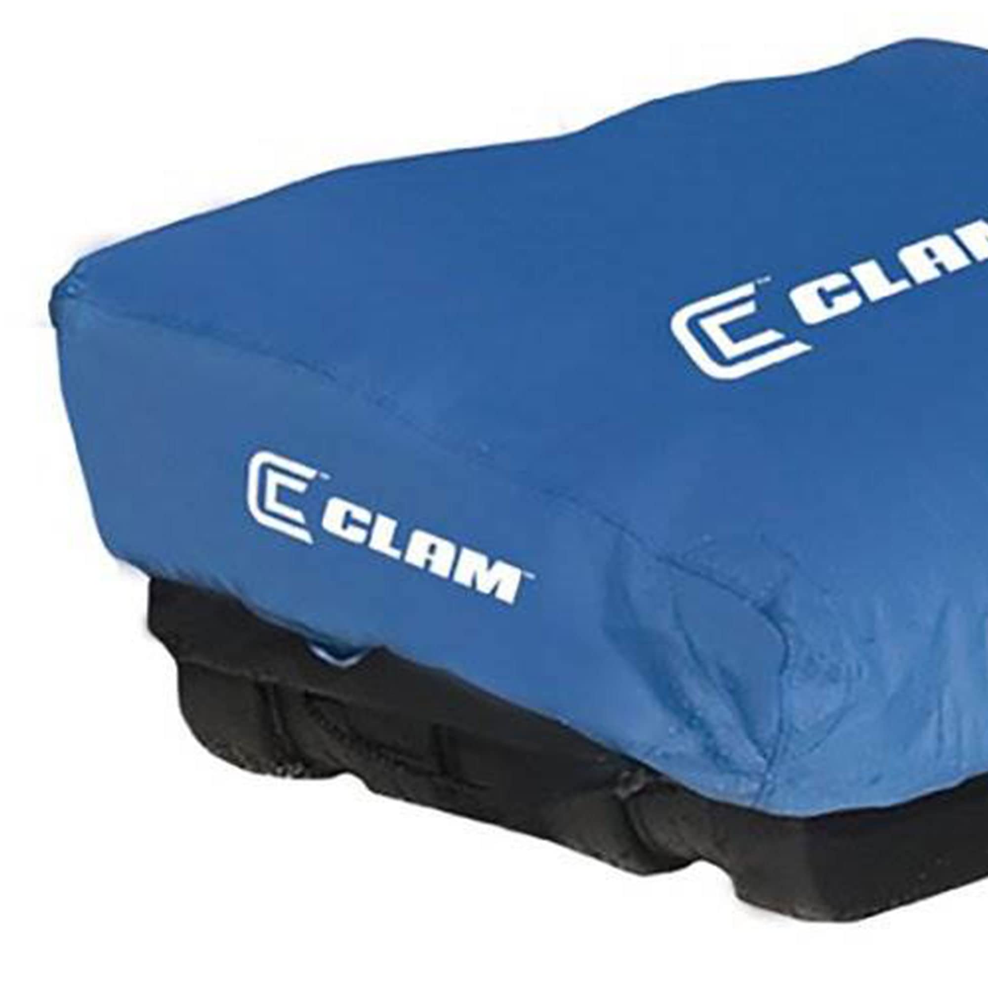 CLAM 9973 Pop-Up Protective Travel Cover for Kenai & Kenai Pro Ice Fishing Tents | Durable Shelter Accessory | Blue | Perfect for Winter Fishing Trips & Outdoor Adventures