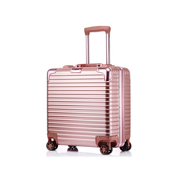 18-Inch Captain Airborne Aluminum Frame Camera Bag - Fashionable Luggage Box with Smooth Female Casters for Travel & Photography (Perfect for Air Travel, Photo Shoots & Business Trips)
