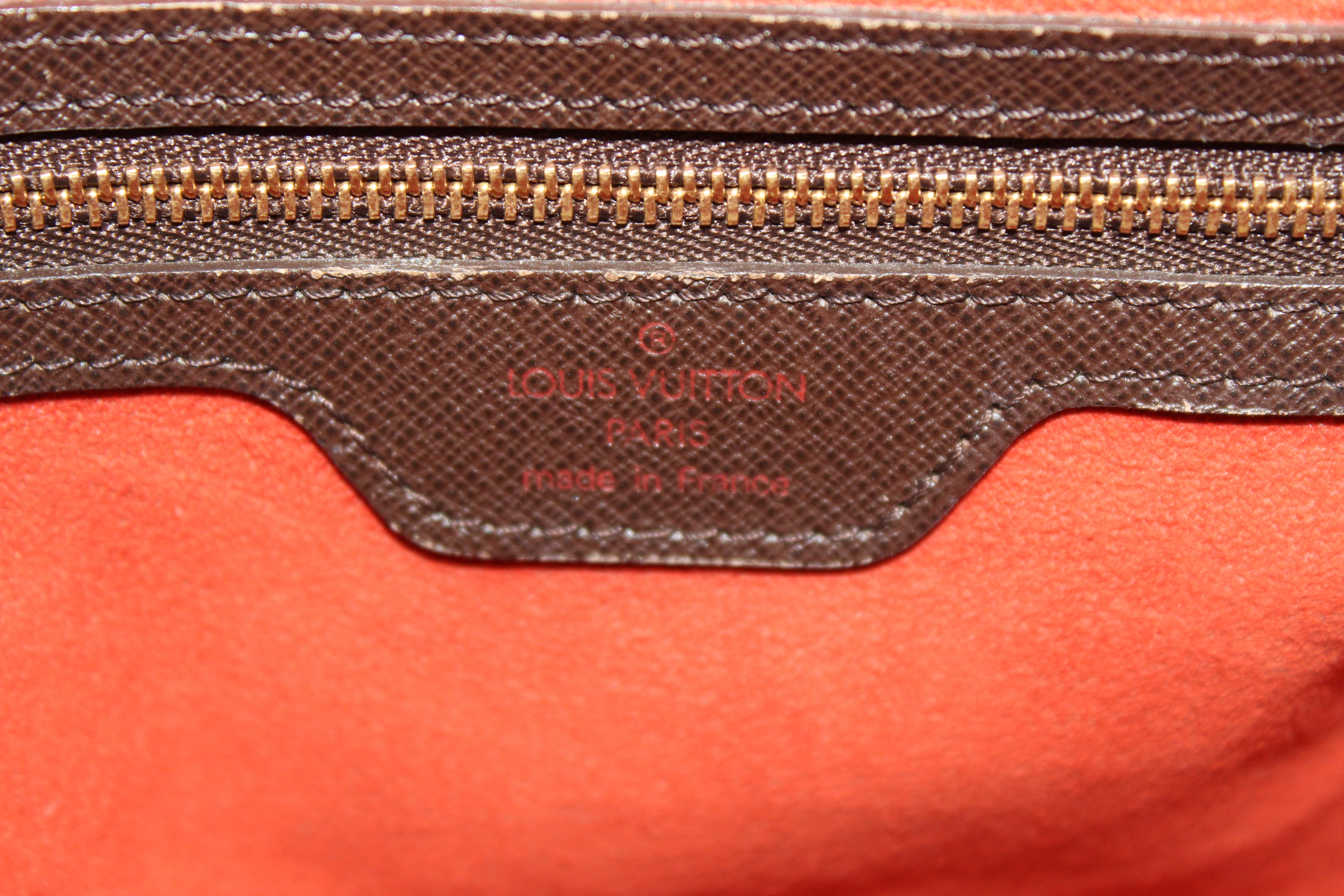 Authentic Louis Vuitton Damier Ebene Triana Crossbody Handbag for Women - Luxury Designer Purse for Work, Travel & Everyday Use