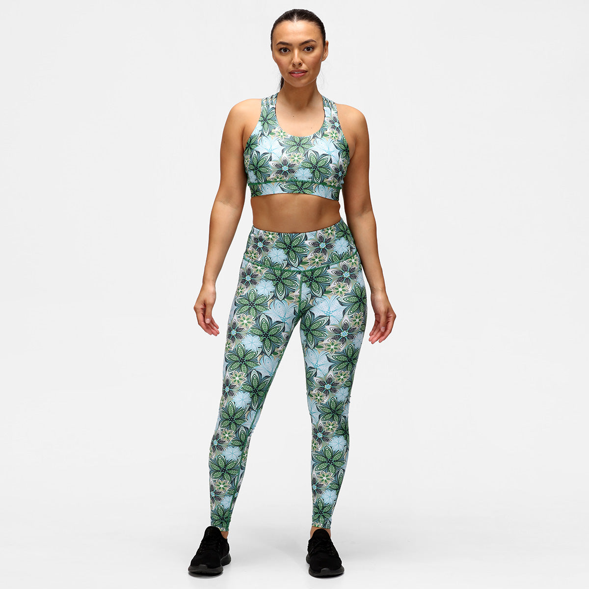 Mandala Print Yoga Leggings for Women - High Waisted Stretchy Workout Pants - Perfect for Yoga, Gym, Running & Lounge Wear