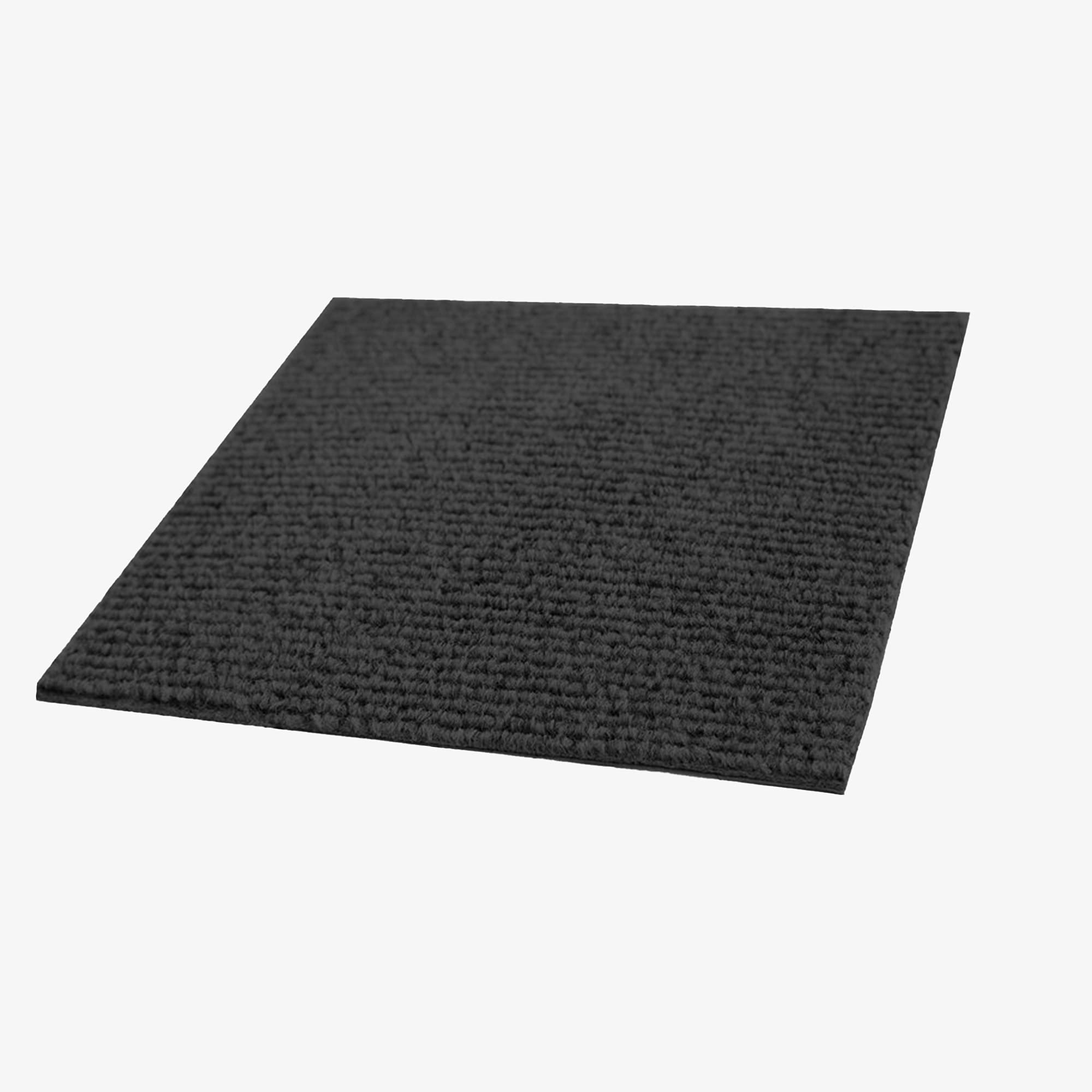 IncStores 1/4 Inch Thick Berber Self-Adhesive Carpet Tiles - 100 Pack Gunmetal | Durable Commercial Flooring for Basement, Classroom, Trade Show & Office | Easy Installation & Floor Protection Solution