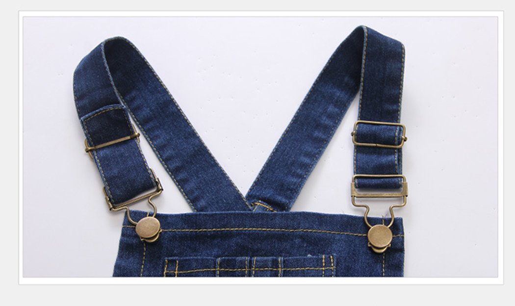 KIDSCOOL SPACE Girls Denim Skirts & Stretchy Jeans Overalls - Soft Comfortable Outfits for Toddler & Little Big Girls - Perfect for School, Playdates & Casual Wear