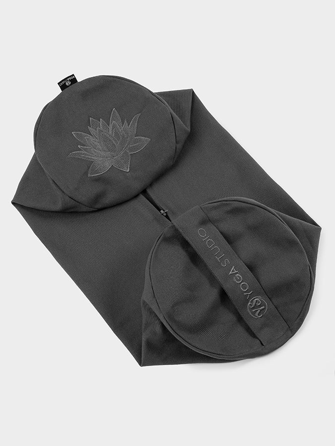 GOTS Certified Organic Cotton Yoga Bolster Cover - Eco-Friendly Replacement for Yoga Studio & Home Practice - Perfect for Meditation, Restorative Yoga & Relaxation