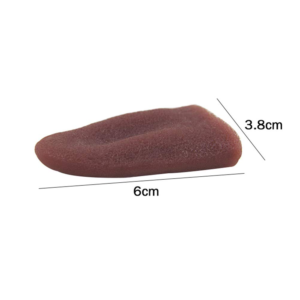 Halloween Fake Tongue Prank Toy - Stretchy Elastic Artificial Tongue for April Fools & Halloween Costume Parties - Fun Kids' Prank Props for Trick or Treat, Costume Contests & Spooky Celebrations