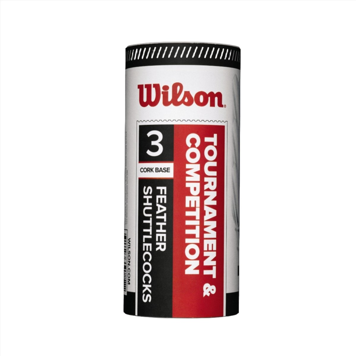 Wilson Feather Badminton Shuttlecocks - Premium Goose Feather Birdies for Professional Play (Pack of 3) | Perfect for Tournaments, Training & Backyard Games