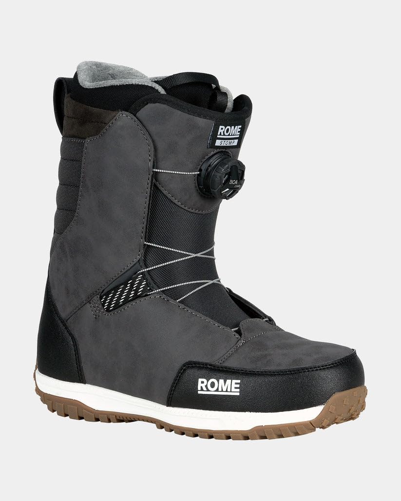 Rome Snowboards Men's Stomp BOA Snowboard Boots - Waterproof, Comfortable & Durable for All-Mountain Riding | Perfect for Freestyle, Park & Powder Snowboarding