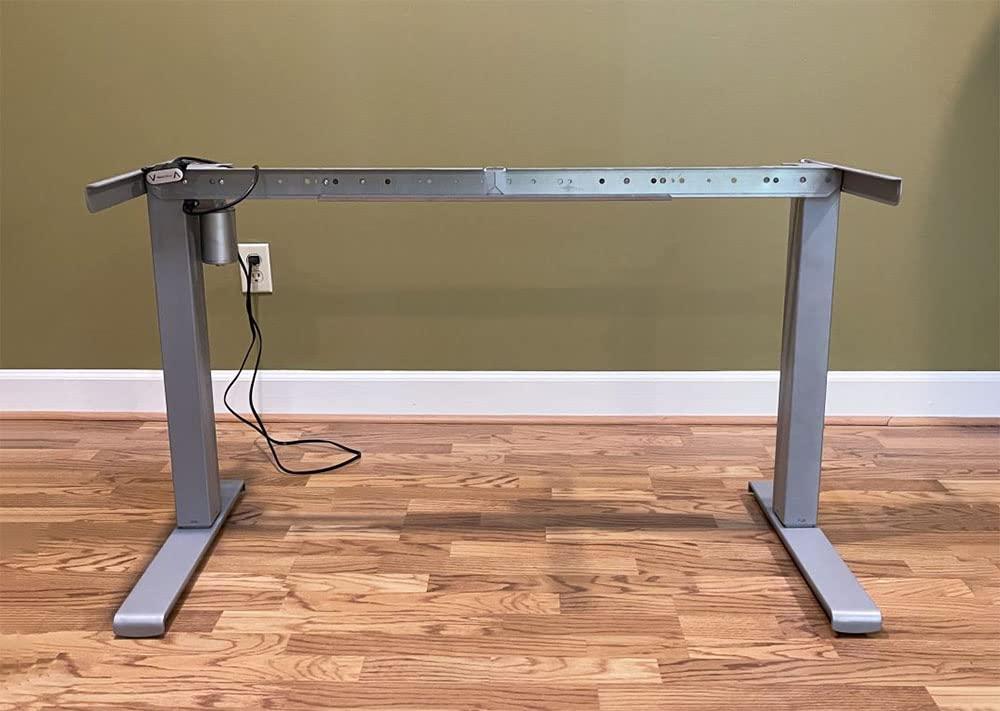 Height Adjustable Standing Desk - Electric Sit Stand Desk with Maple Desktop (26.8