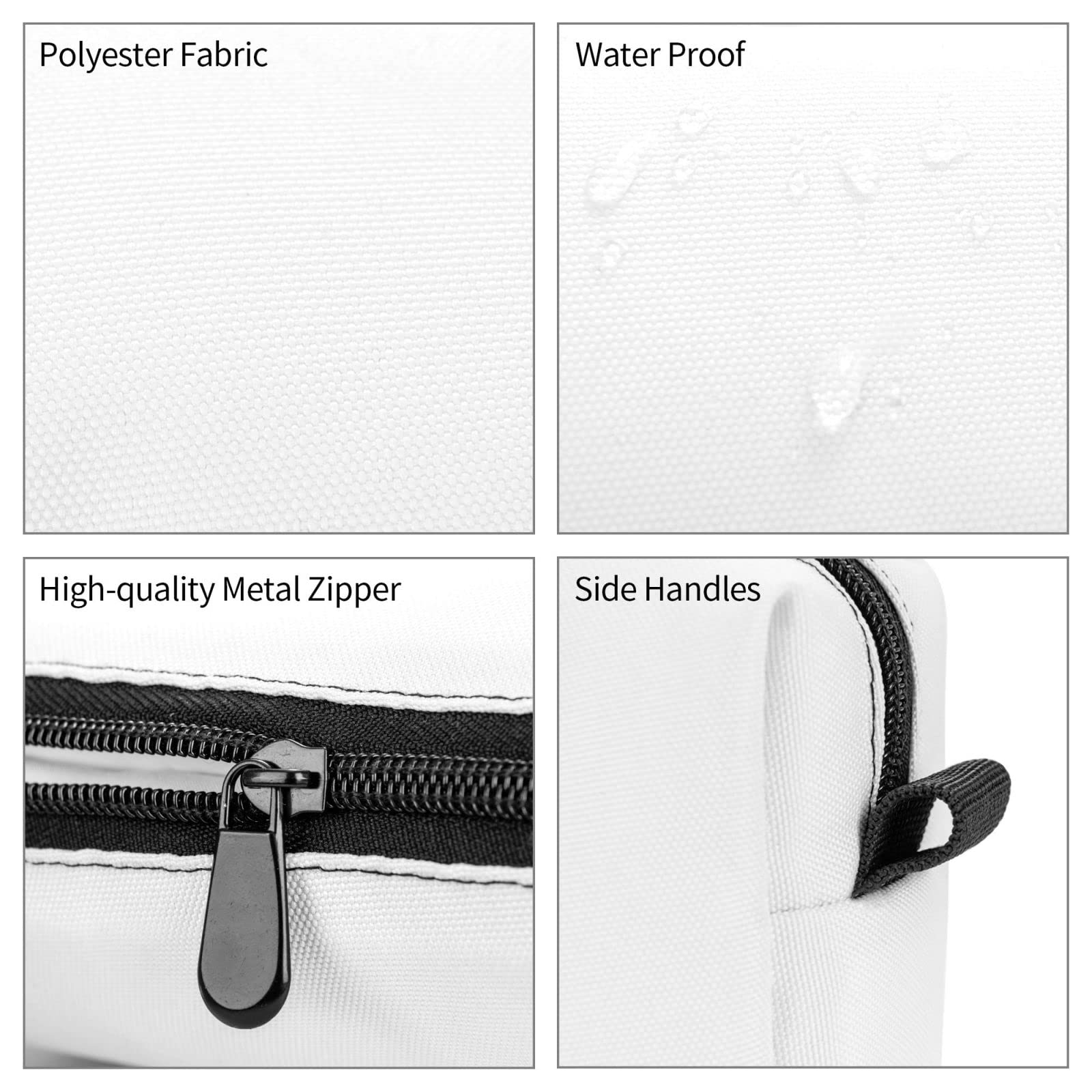 Portable Travel Toiletry Bag with Handle - Small Cosmetic Organizer for Women & Girls | Waterproof Zippered Makeup Pouch for Basketball, Sports & Gym Essentials | Perfect for Travel, Gym & Daily Use