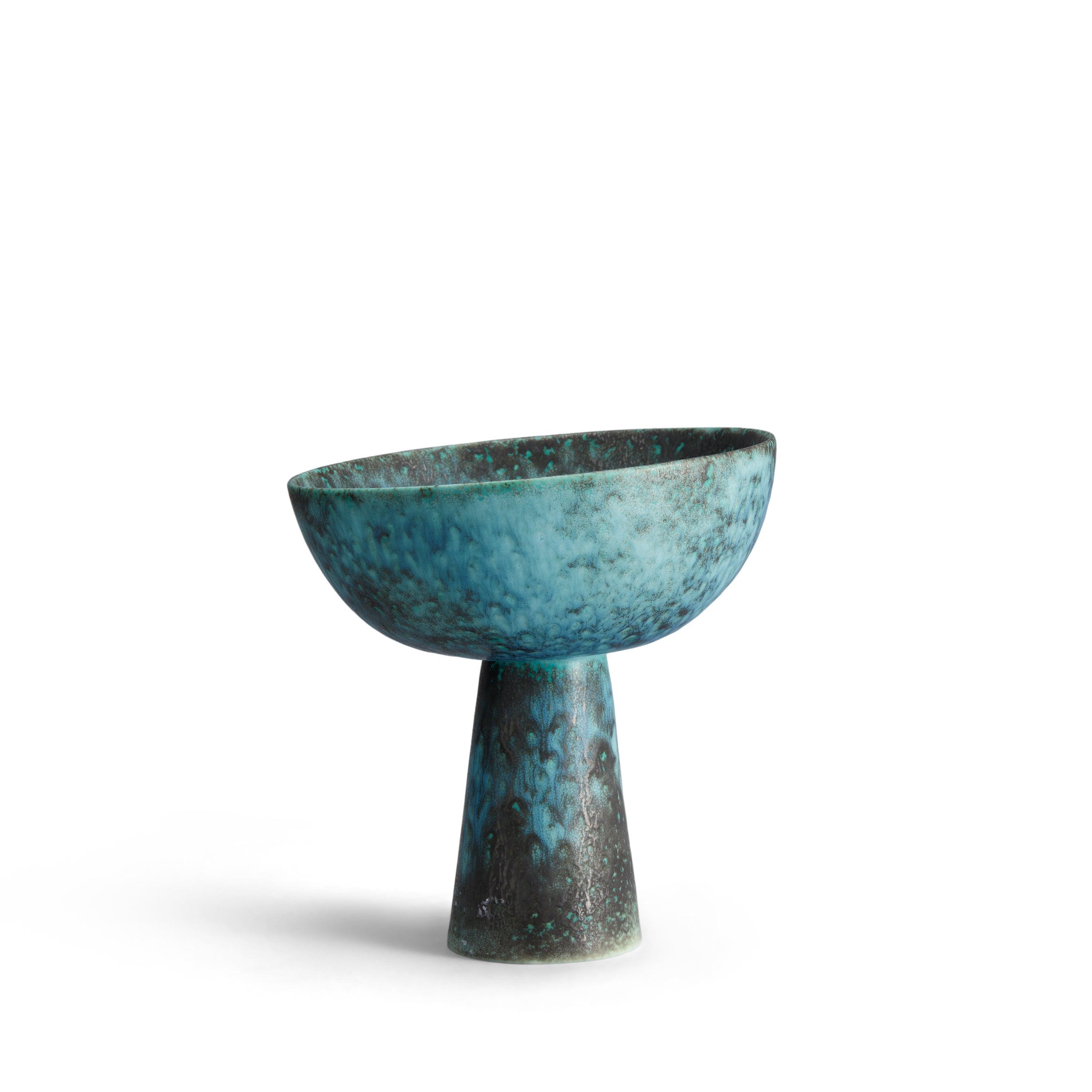 Terra Bowl on Stand - Small Bronze Decorative Bowl for Home Decor, Centerpiece, or Gift | Perfect for Dining Tables, Shelves, and Modern Interiors