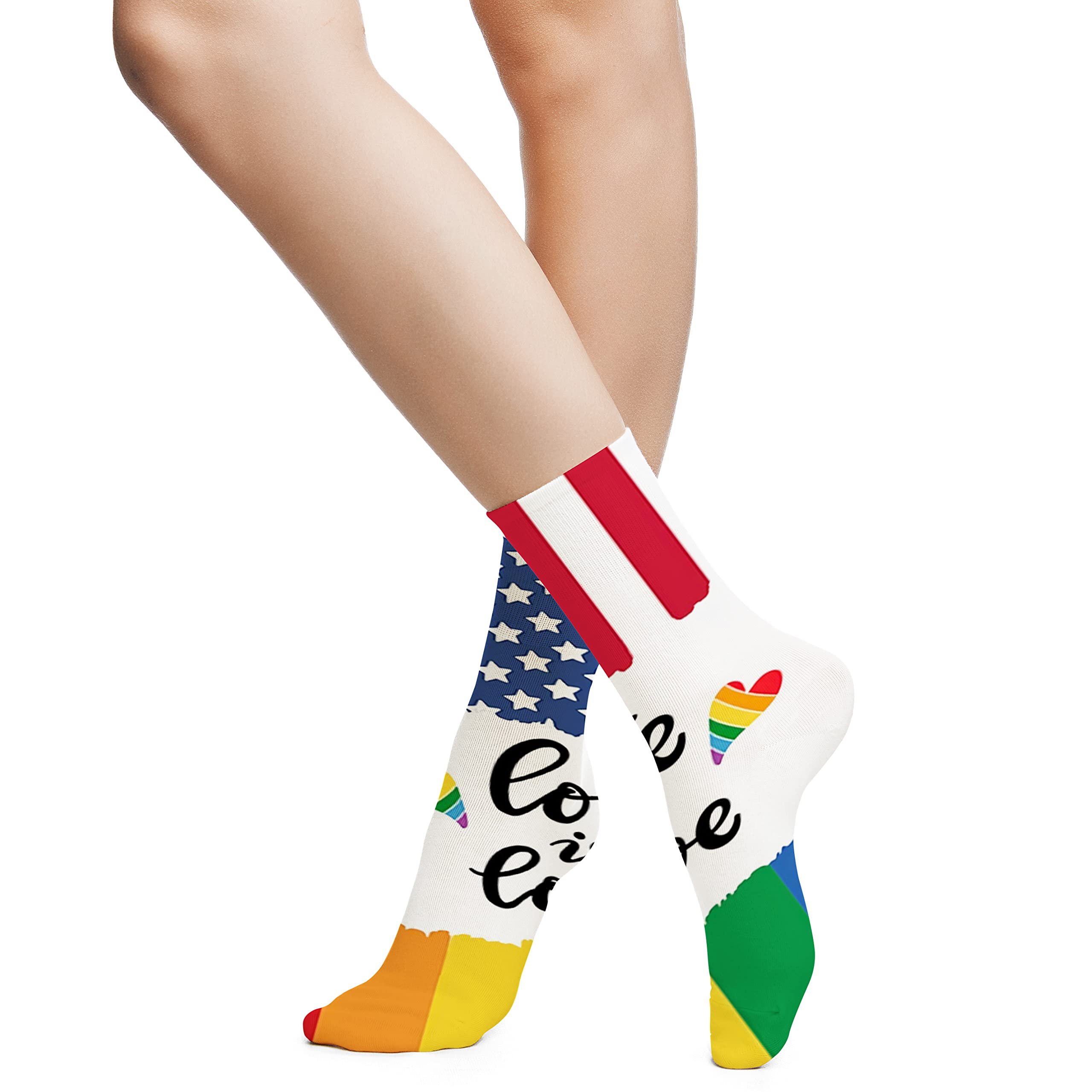 Best Compression Socks for Running & Sports - Performance Athletic Crew Socks with Cushioning Support for Men & Women - Perfect for Marathon, Workout & Recovery