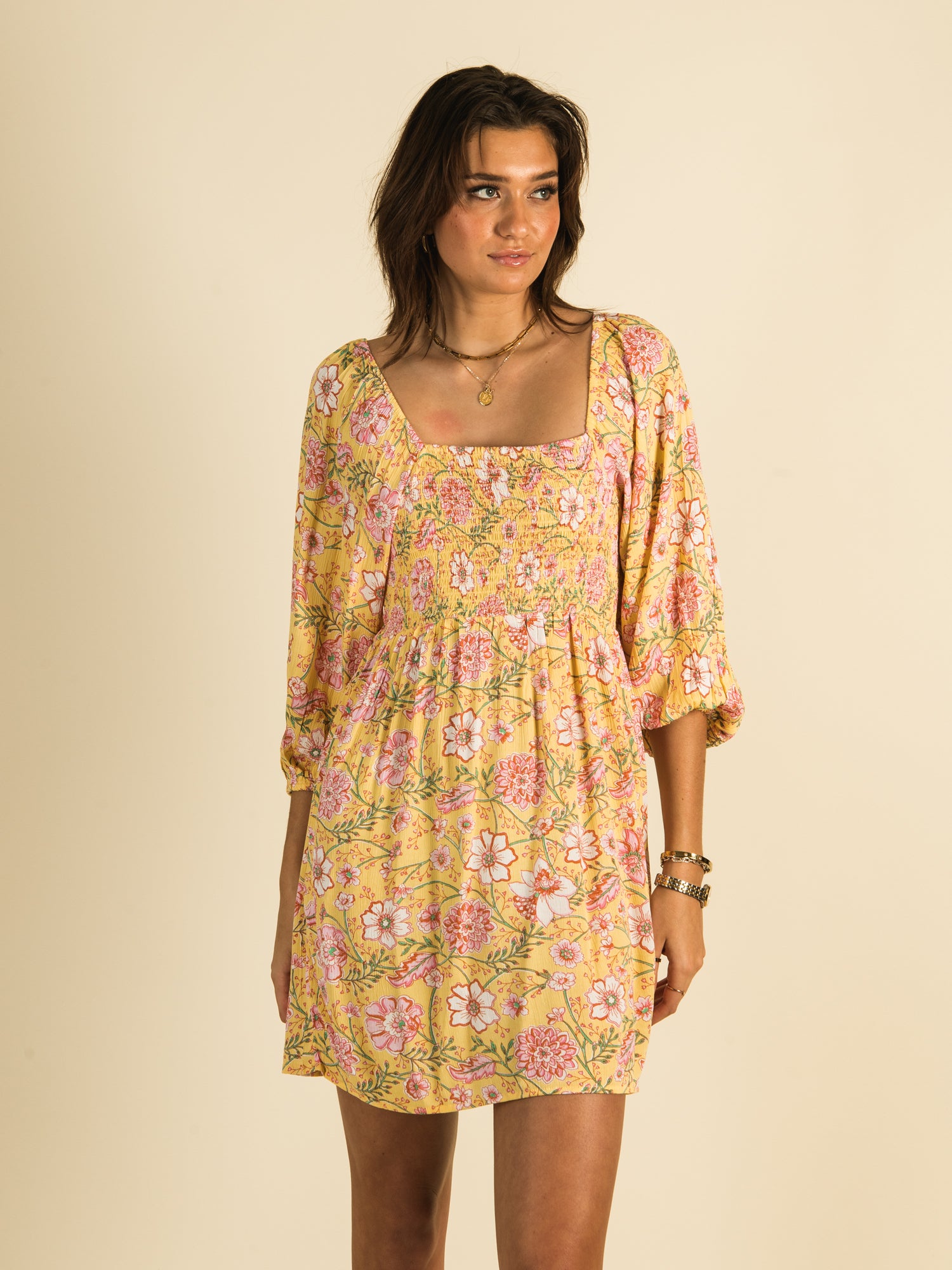 BILLABONG Paradise Days Dress - Women's Floral Summer Dress for Beach & Vacation | Clearance Sale | Perfect for Casual Outings, Beach Trips & Summer Getaways