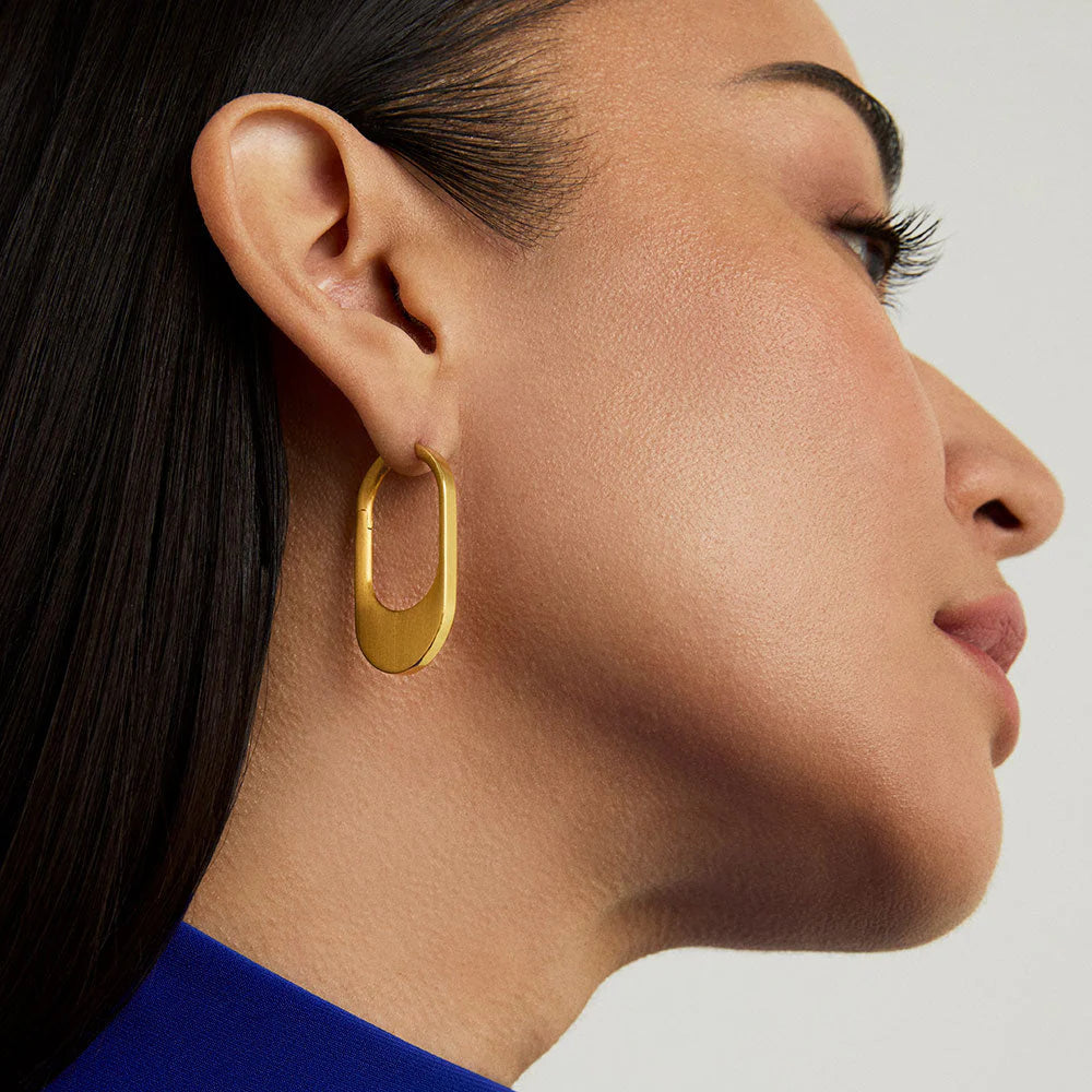 Dean Davidson Crosby Hinged Hoop Earrings - Sterling Silver Dangle Hoops for Women - Perfect for Parties, Weddings & Everyday Wear