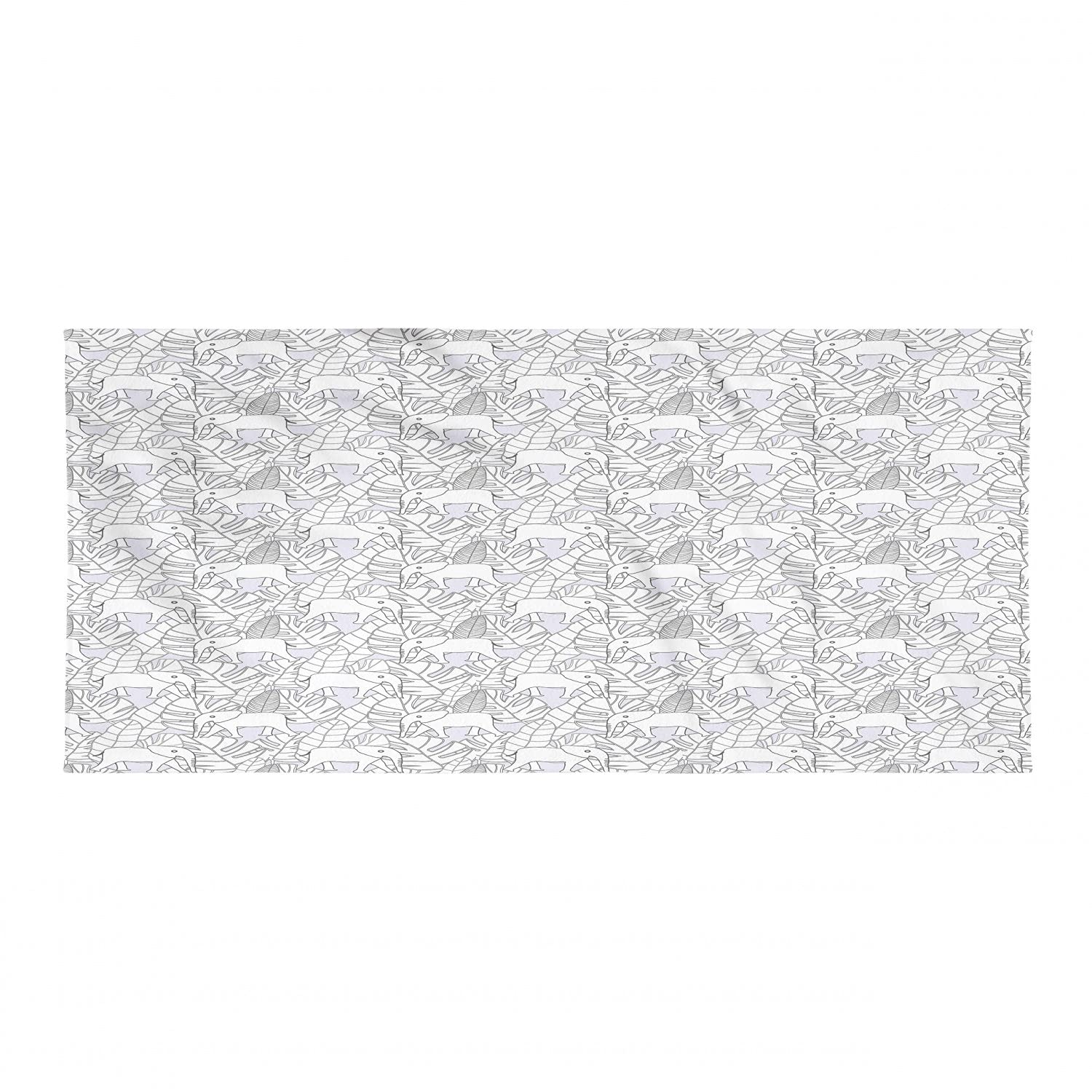 Ambesonne Animal Hiking Towel - Quick Dry Soft Lightweight Microfiber with Tropical Animal Print for Camping, Backpacking, Sports & Outdoor Activities | Perfect for Beach, Gym & Travel