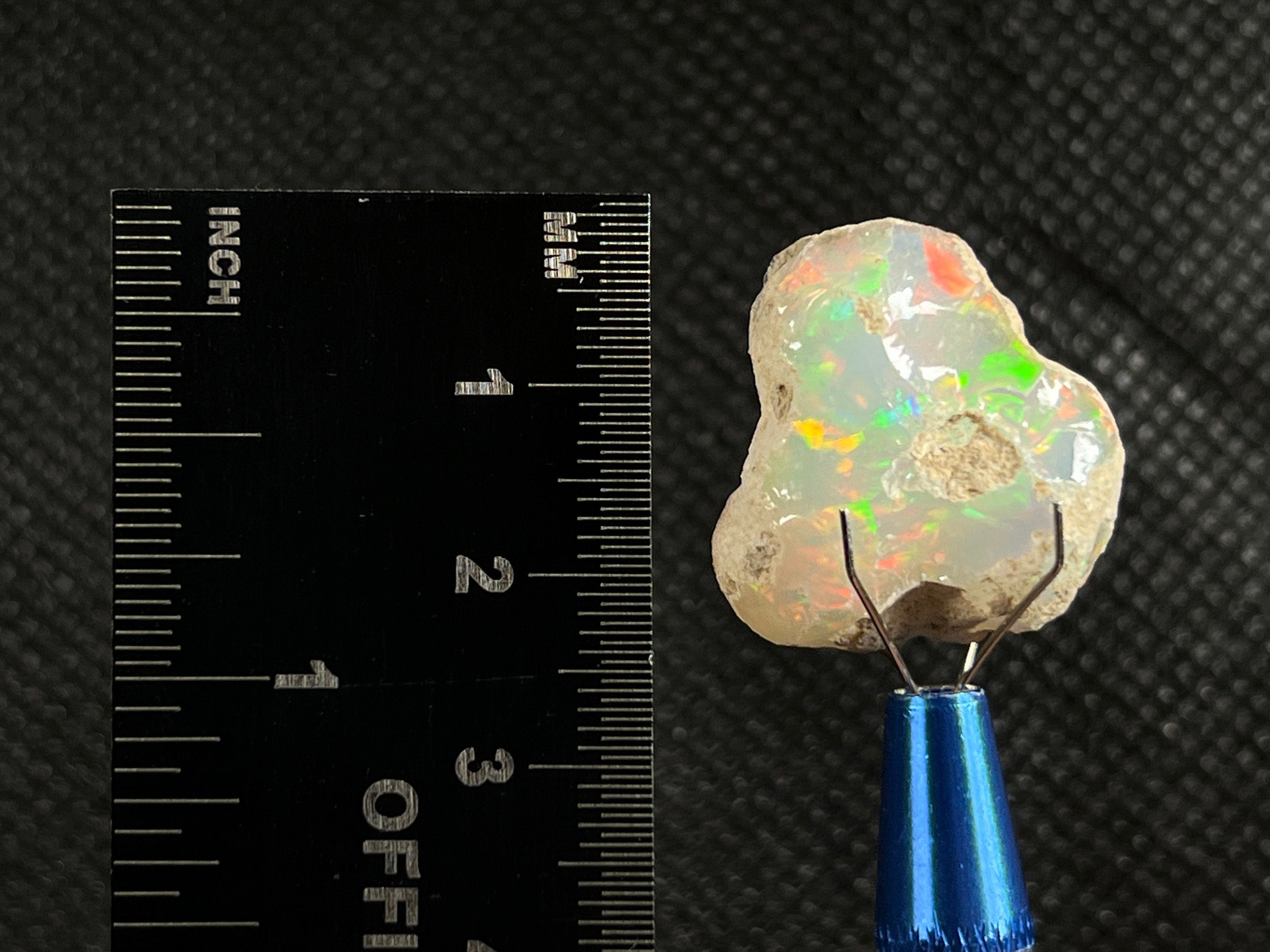 Premium 4A+ Welo Opal Raw Crystal - Natural Cutting Grade Opal Gemstone, October Birthstone for Jewelry Making & Collecting (Ideal for Rings, Necklaces & Healing Crystals)