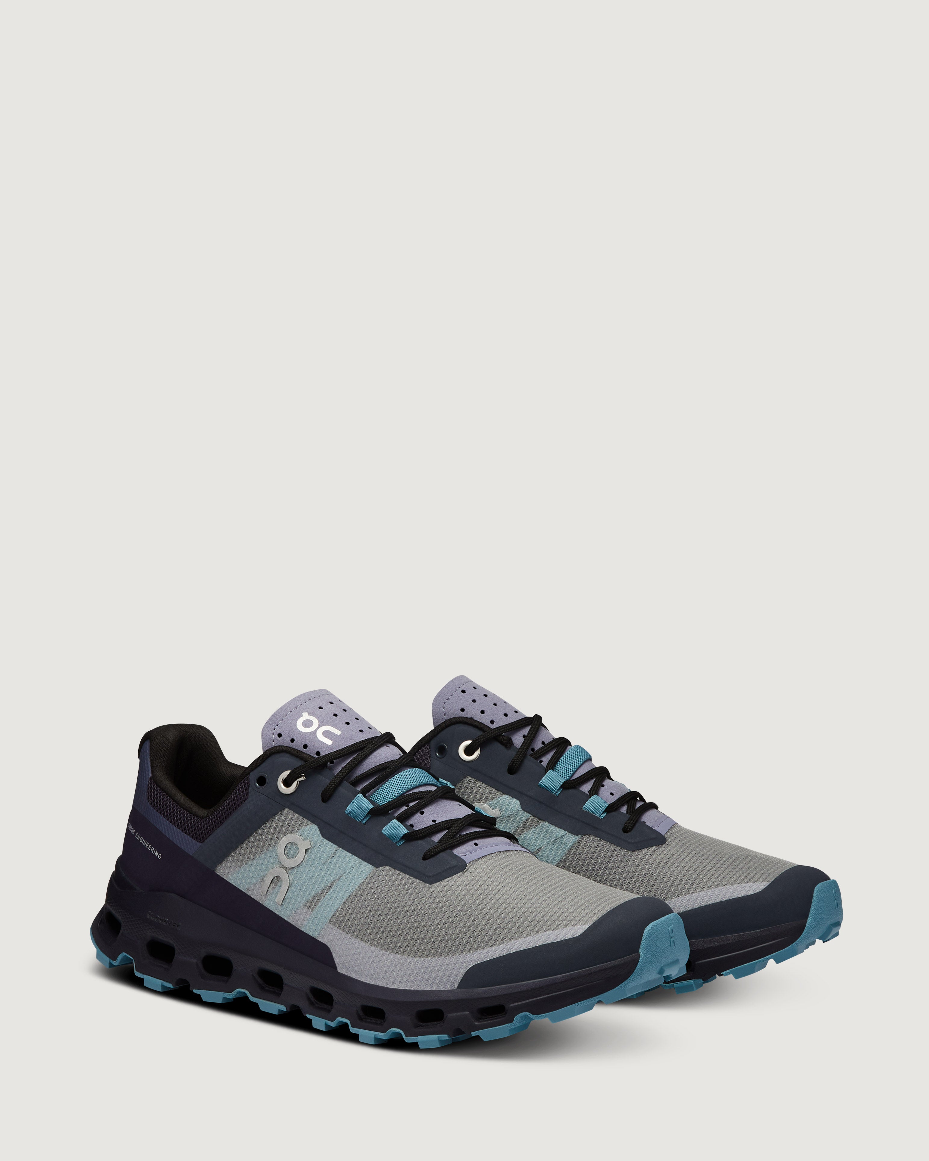 Women's On Cloudvista Trail Running Shoes - Lightweight Waterproof Hiking Sneakers for Women - Navy/Washer Blue - Perfect for Outdoor Adventures & Mountain Trails