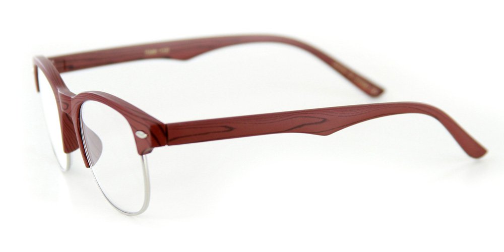 Stylish Revival Fashion Reading Glasses for Men & Women - Brown +3.25 Strength - Perfect for Reading, Crafts & Close Work