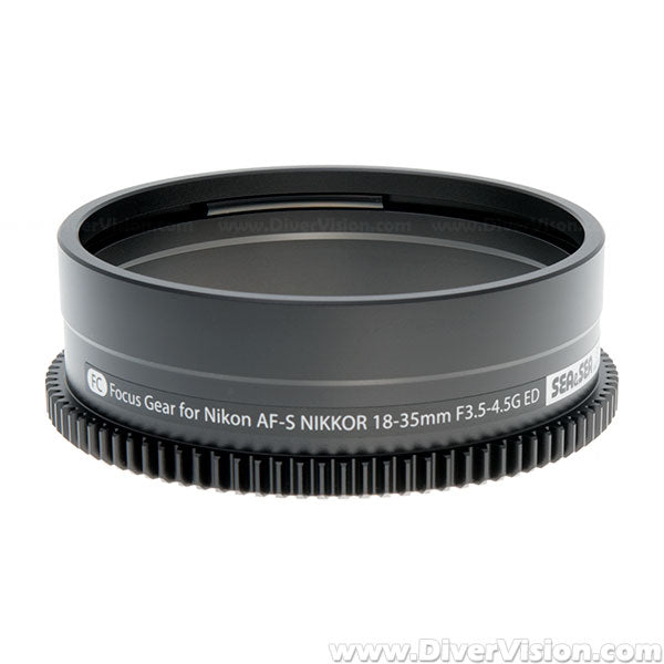 Sea & Sea FC Focus Gear for Nikon AF-S NIKKOR 18-35mm f/3.5-4.5G ED Lens - Underwater Photography Accessory for Diving & Marine Exploration